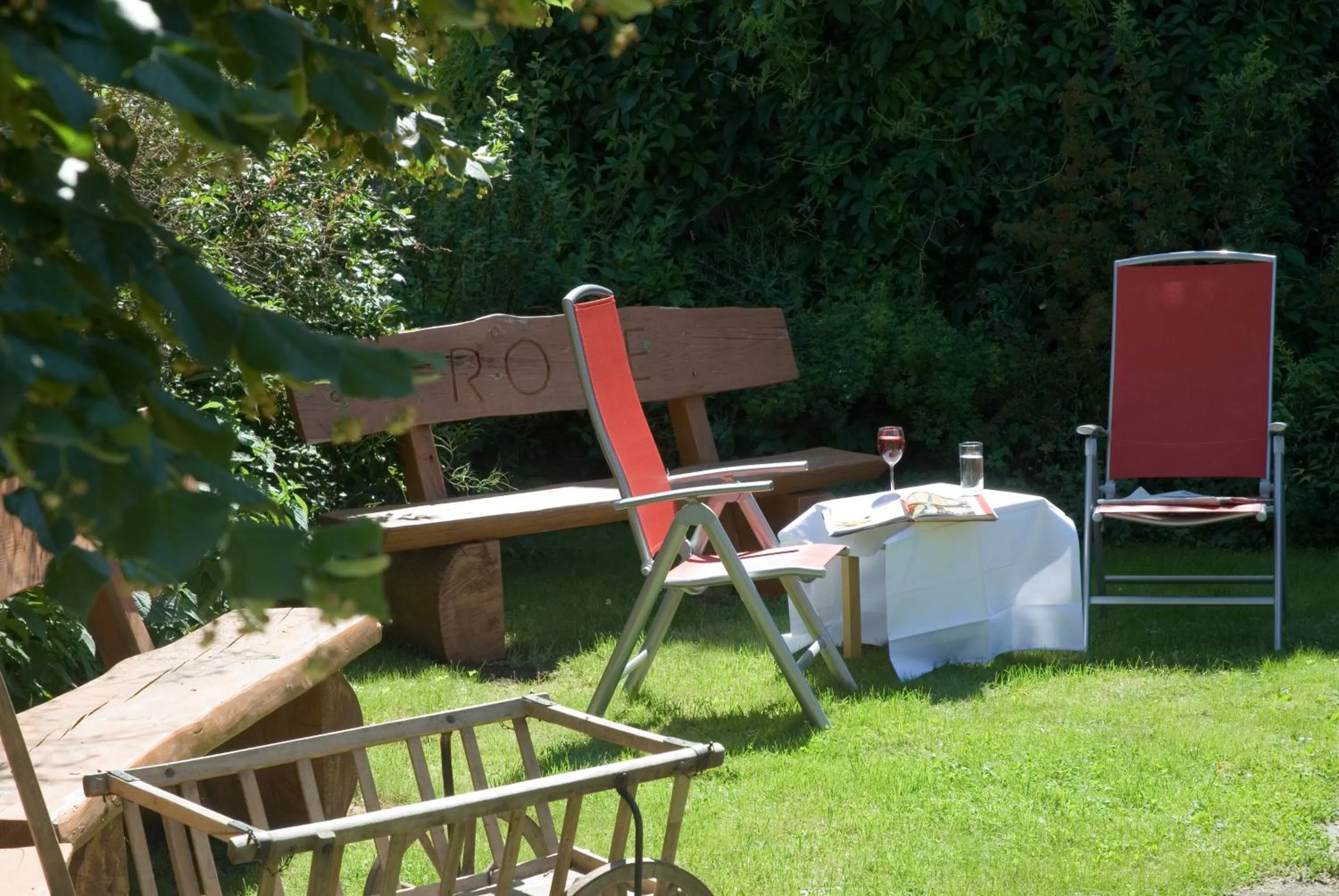 Garden in Biohotel-Restaurant Rose