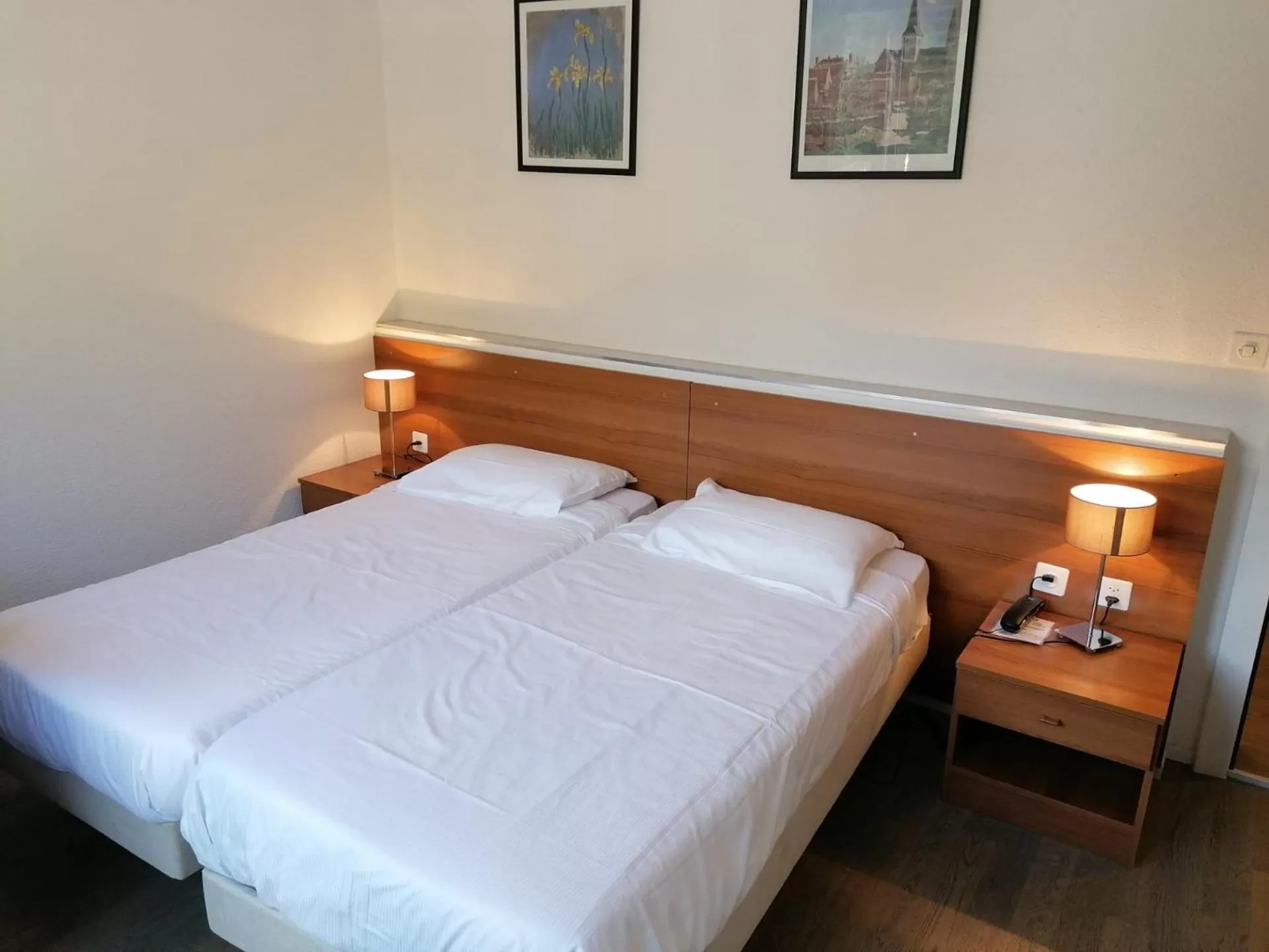 Bed in Hotel Gamper