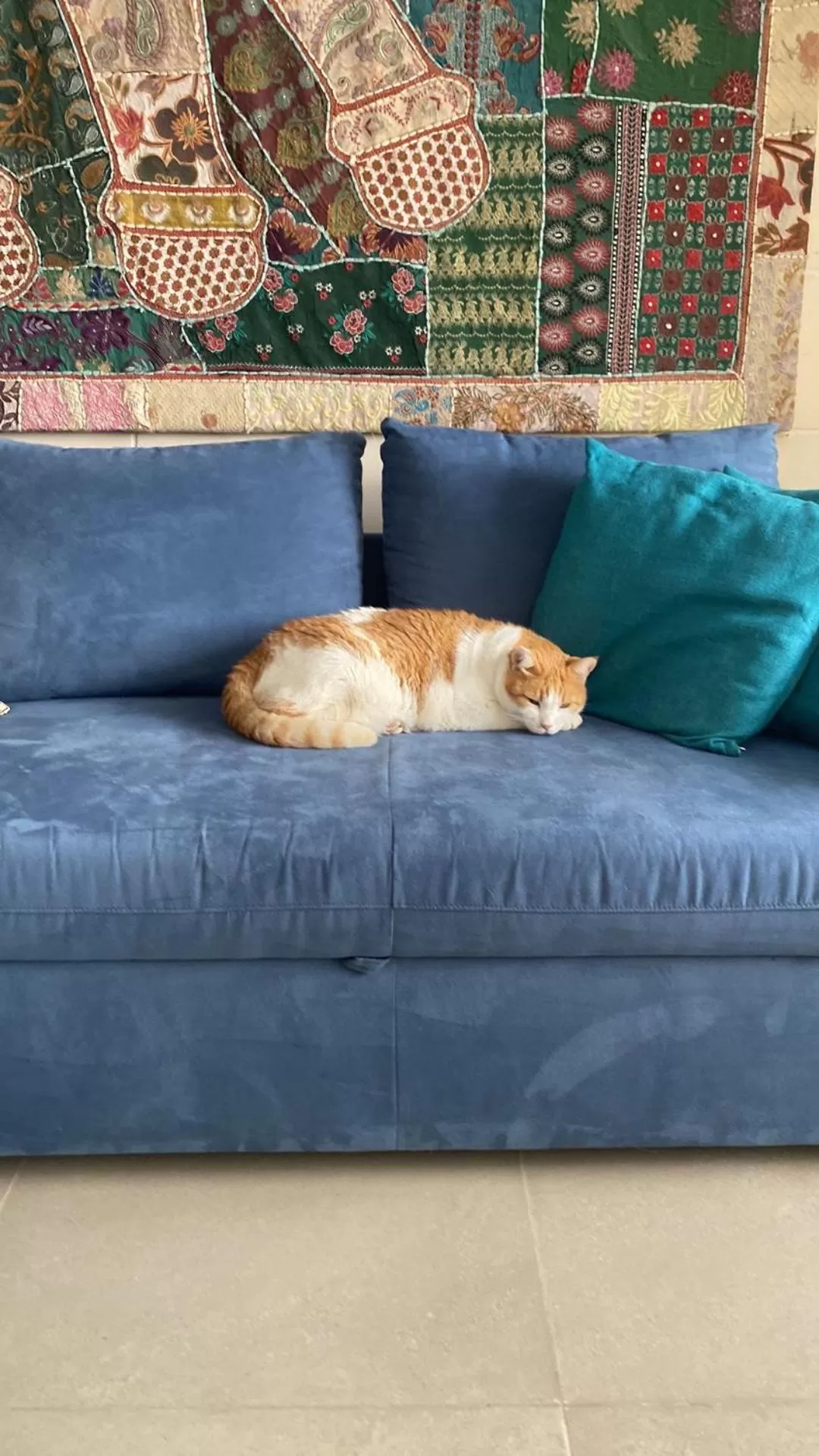 Living room in Ta’ Giljan B&B Gozo
