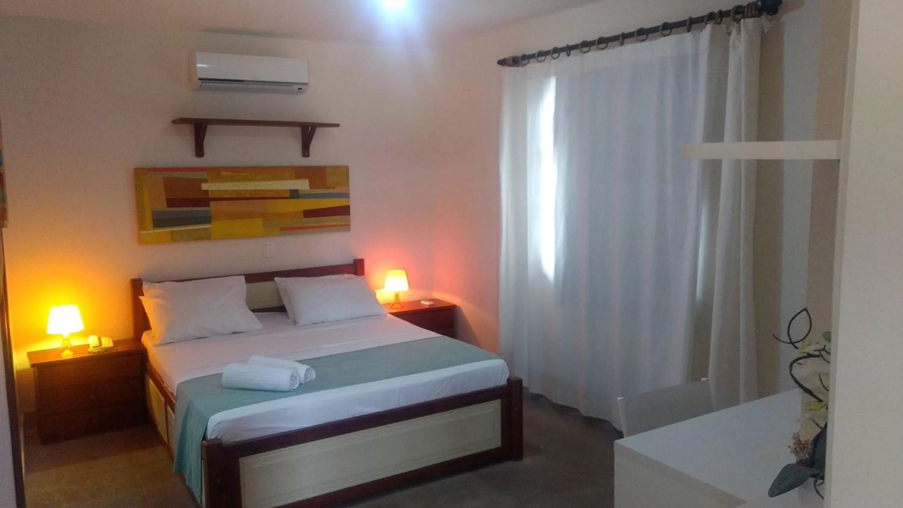 Bed in Hotel Pousada Salvador Paradise