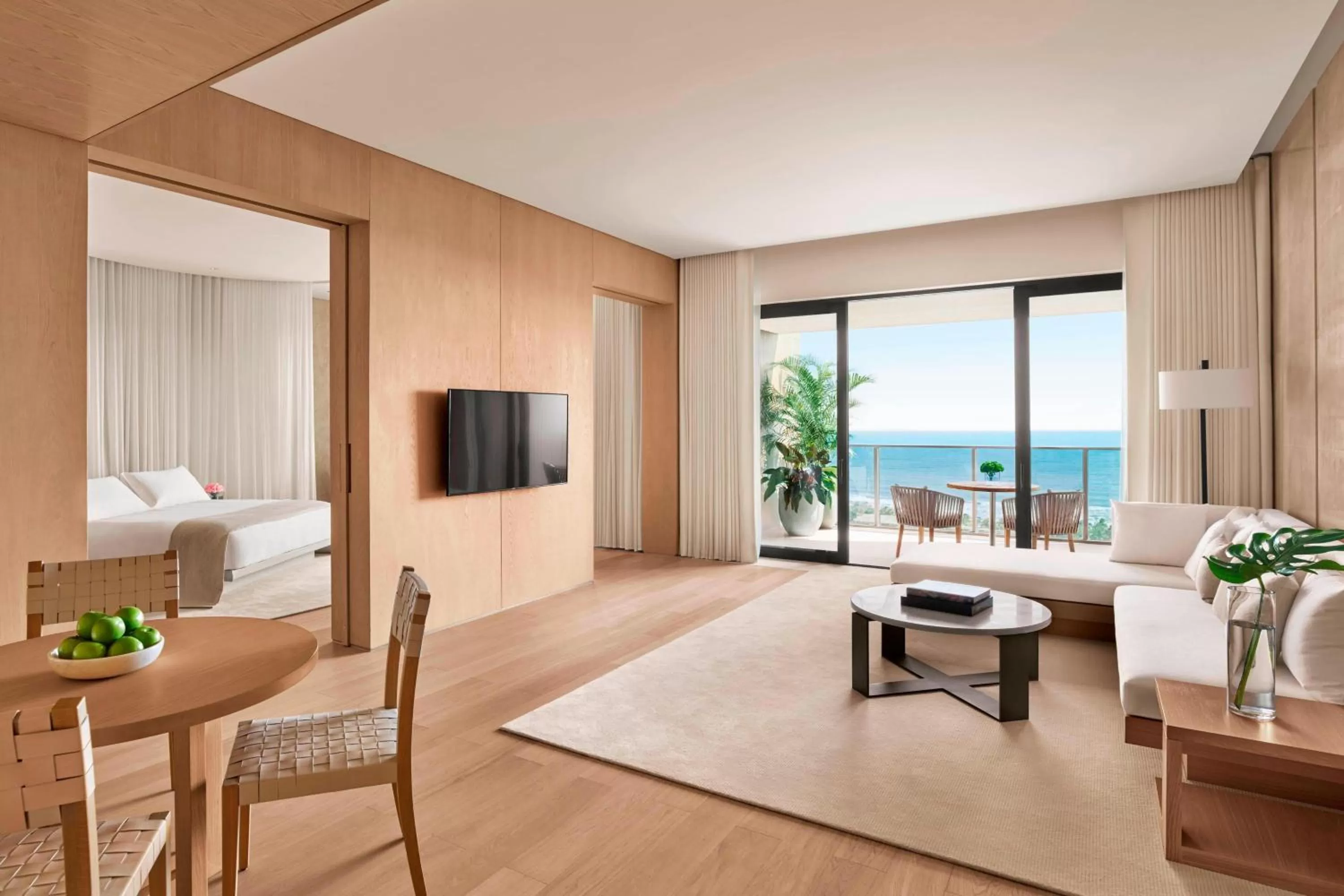 Photo of the whole room, Seating Area in The Sanya EDITION