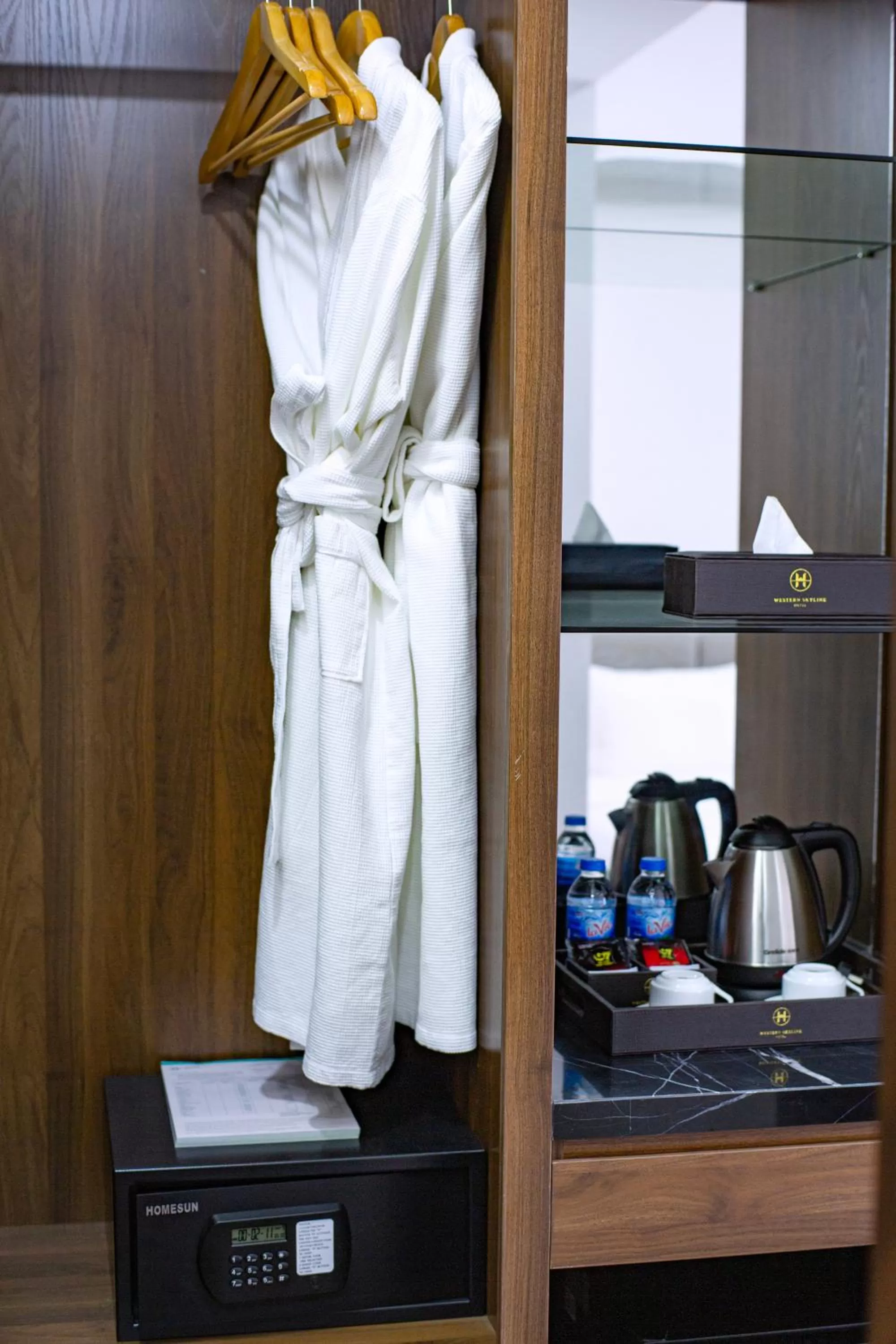 wardrobe in Western Skyline Hotel