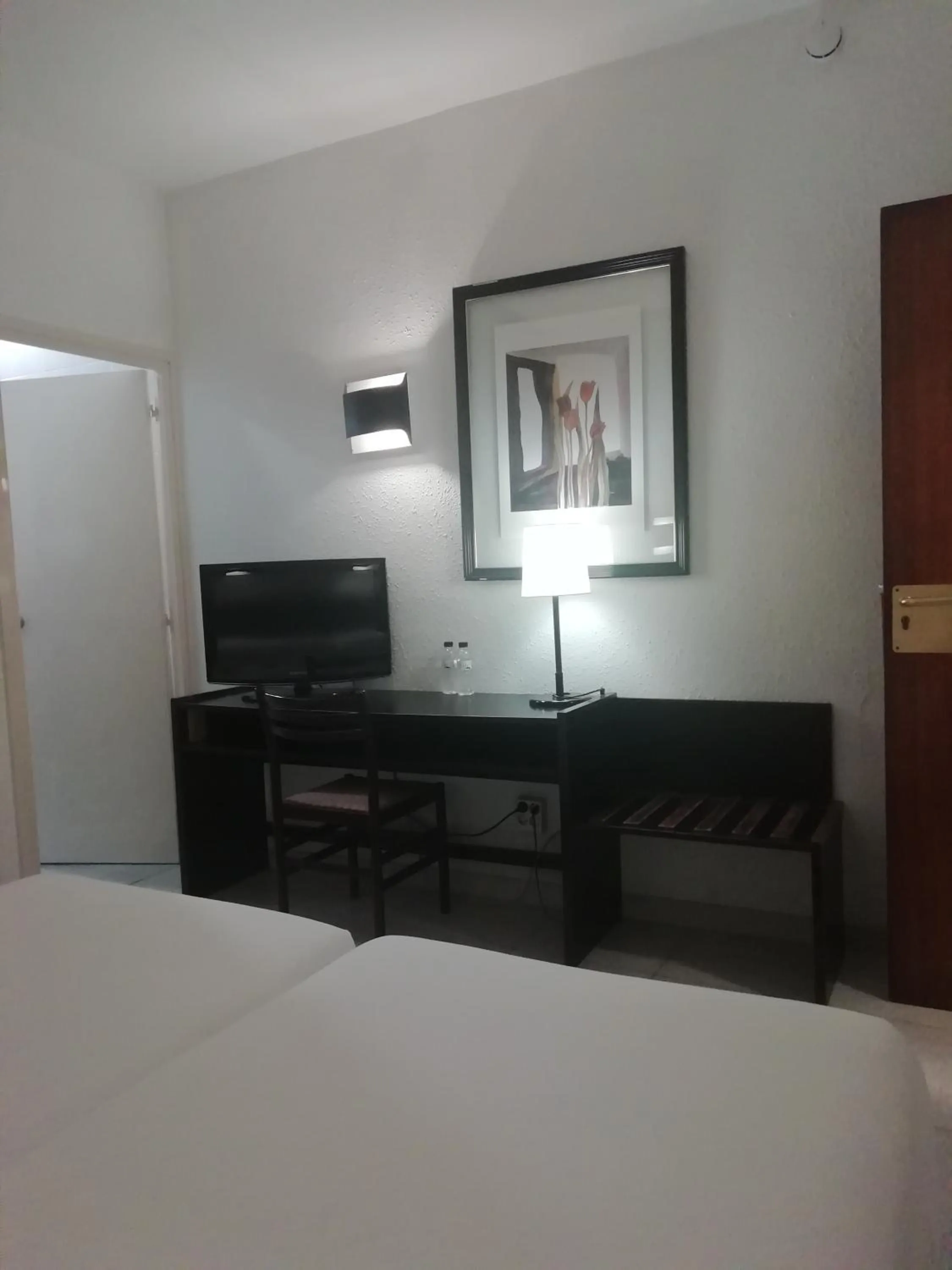 Bed in Hotel Monegal