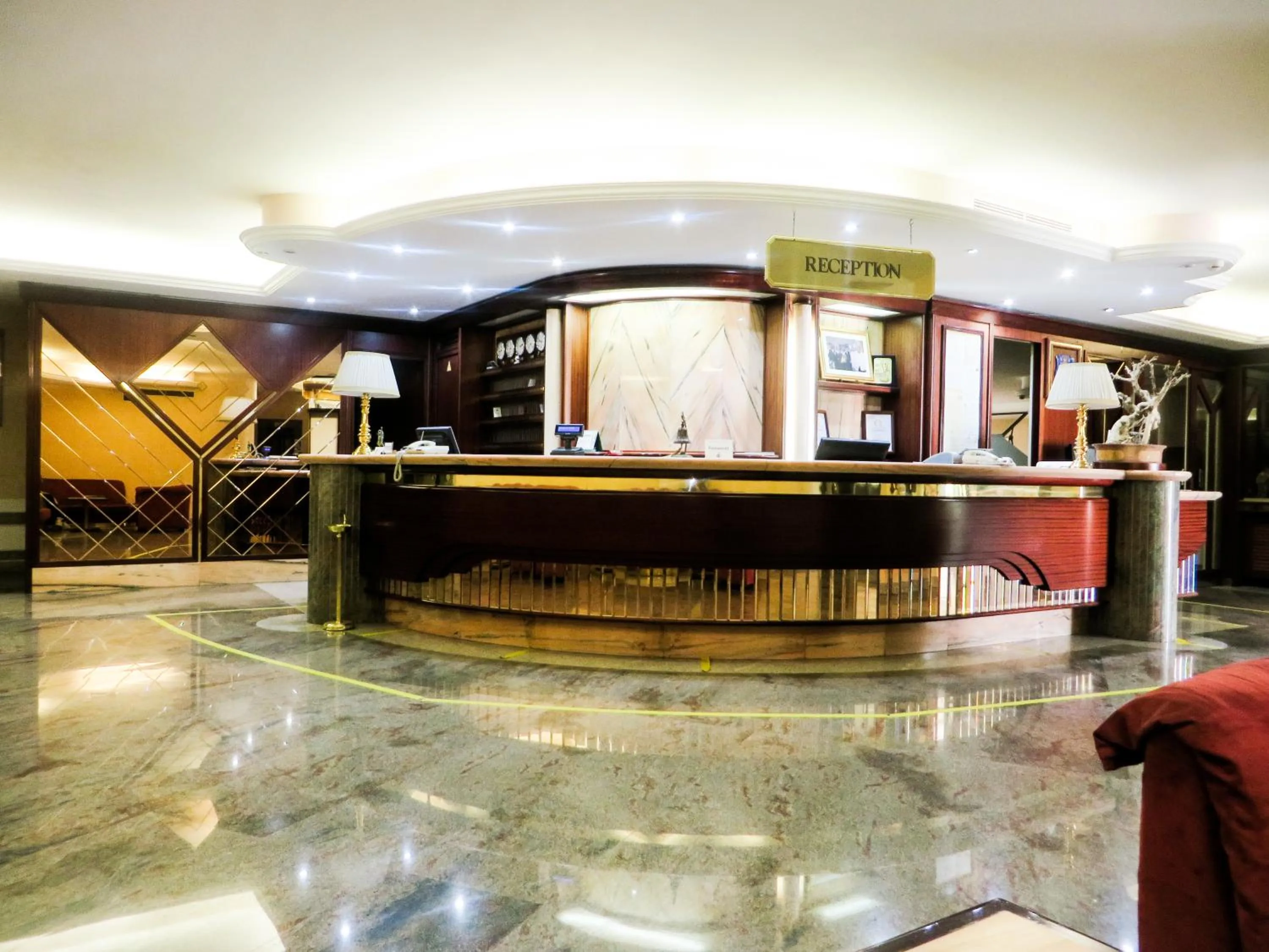 Lobby or reception in Grand Hotel Europa