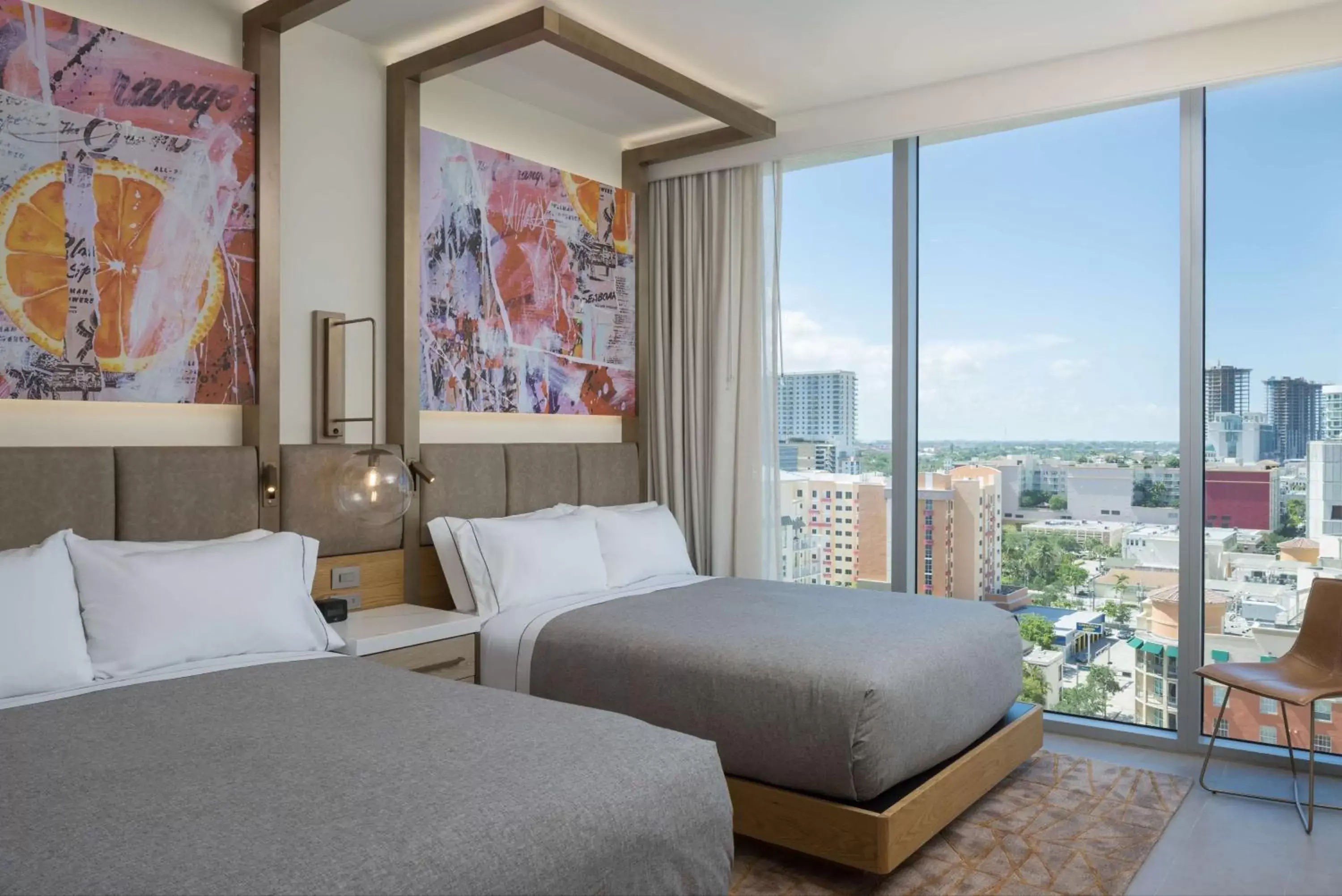 Queen Room with Two Queen Beds - Hearing Accessible in Canopy West Palm Beach - Downtown Queen Room with Two Queen Beds - Hearing Accessible in Canopy West Palm Beach - Downtown