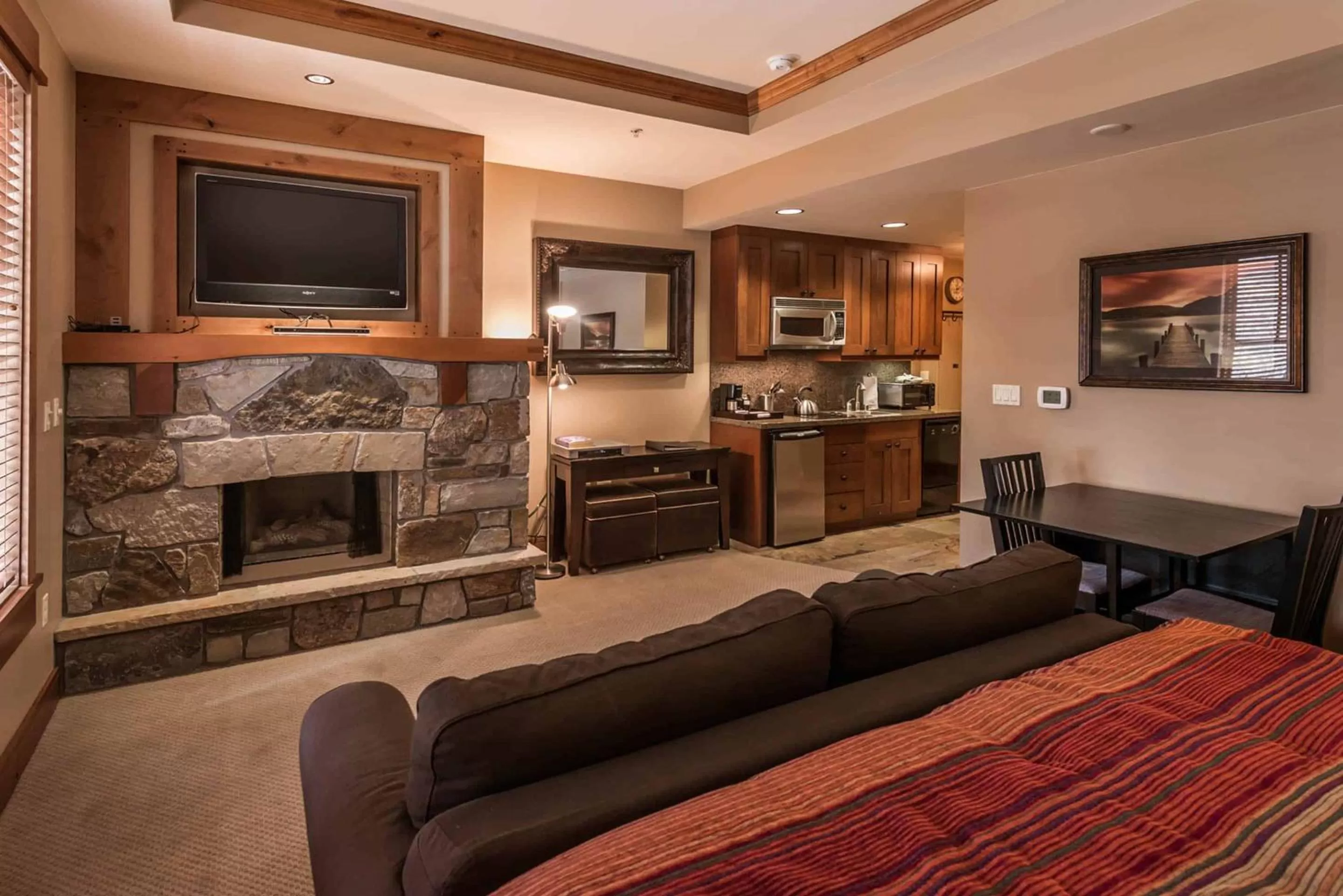 Seating Area in East West Hospitality at Tahoe