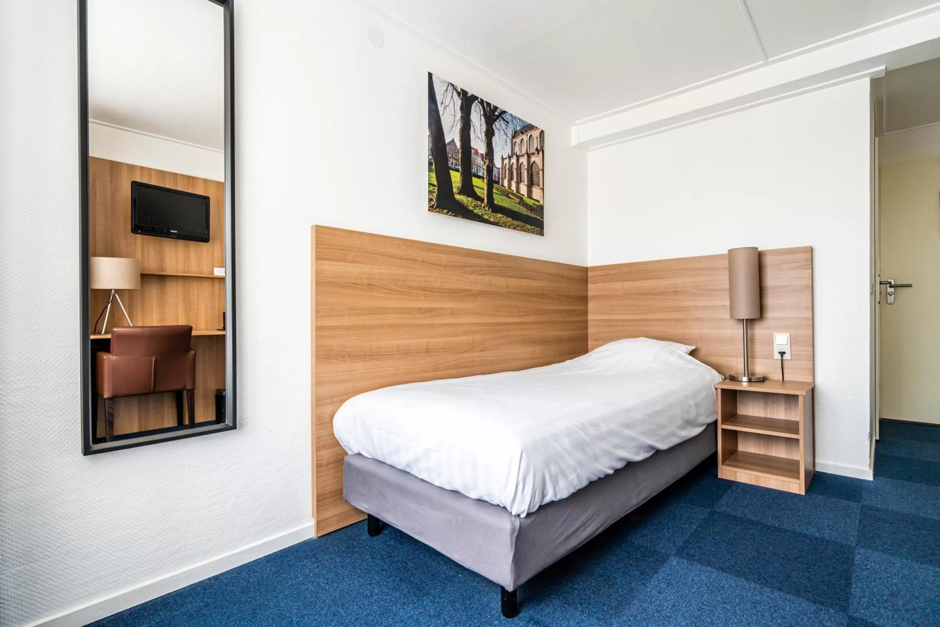 Bedroom, Bed in Hotel Hulst