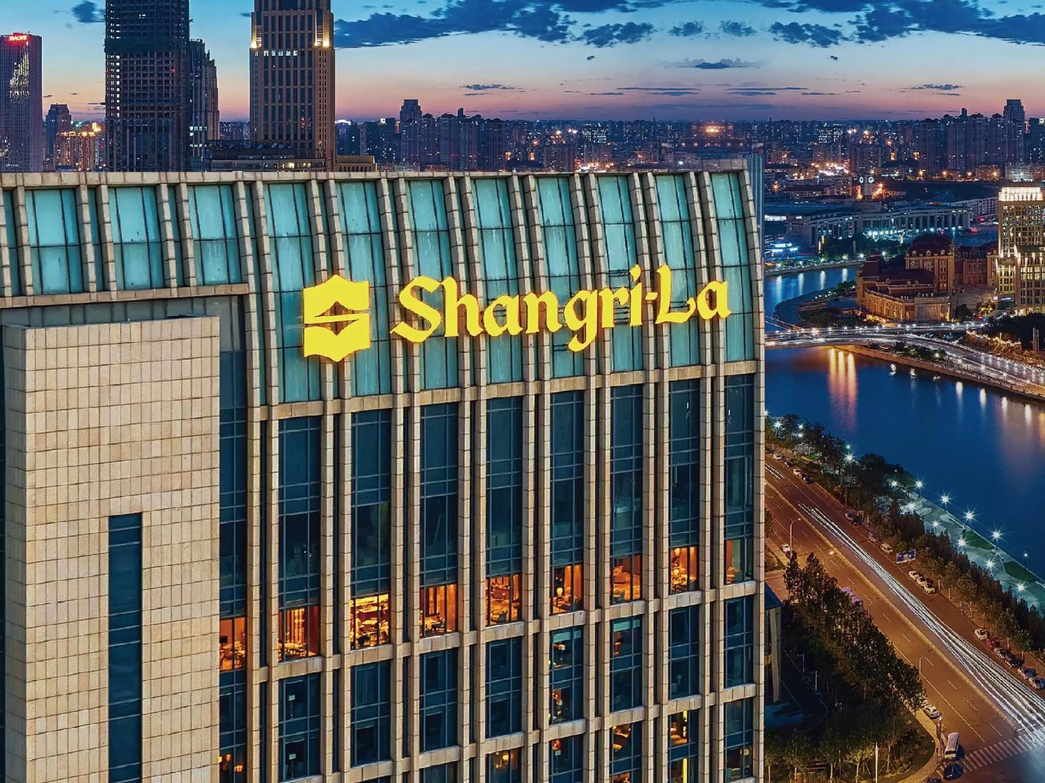 Bird's eye view in Shangri-La Tianjin