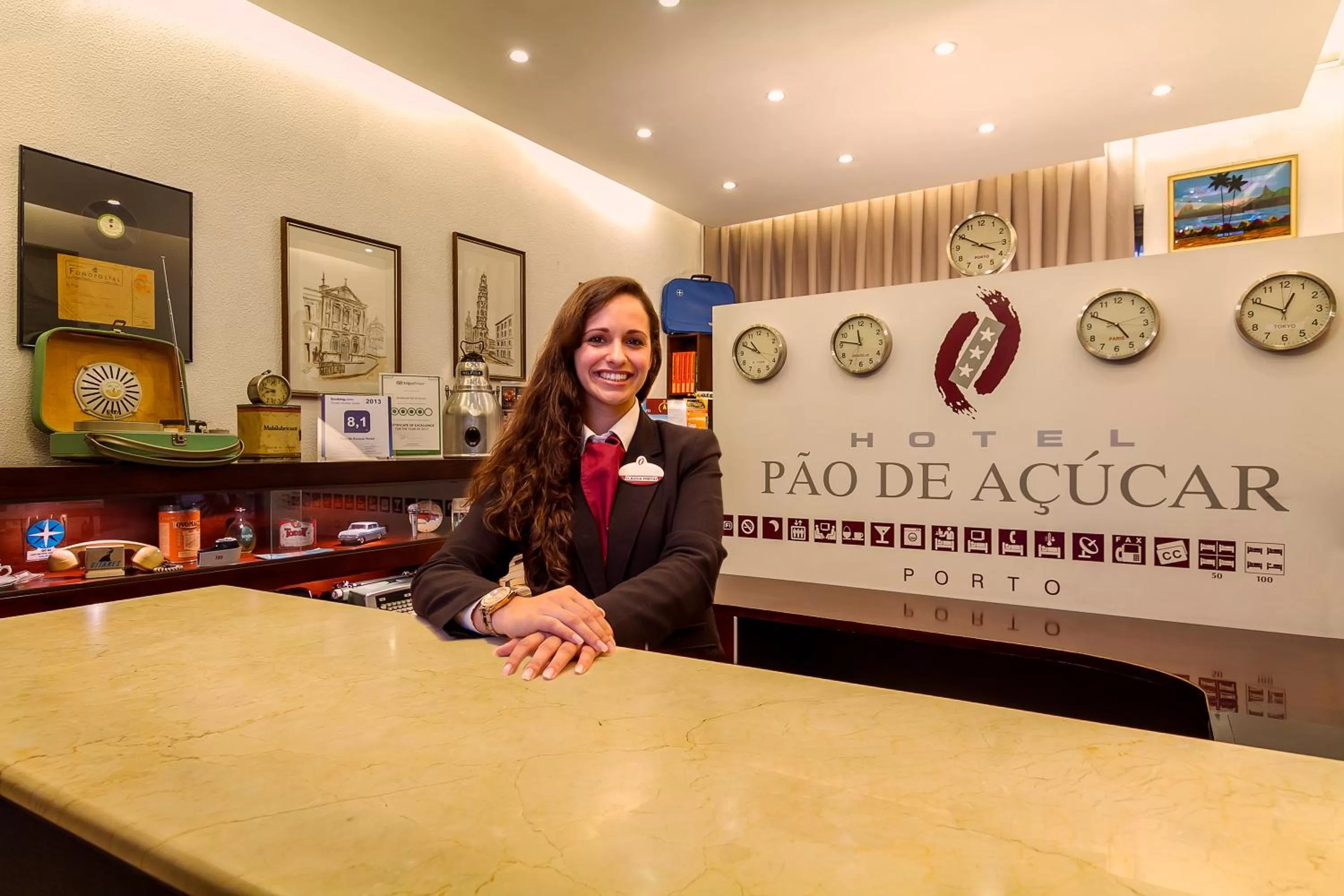 Lobby or reception in Pao de Acucar Hotel
