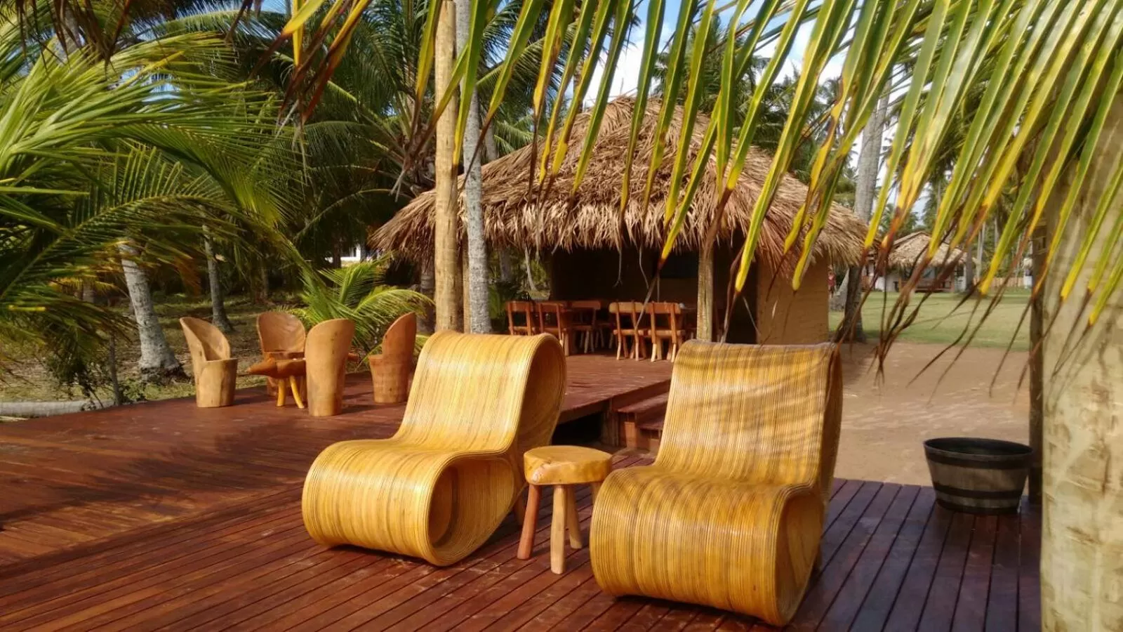 Patio in Pousada Samba Pa Ti