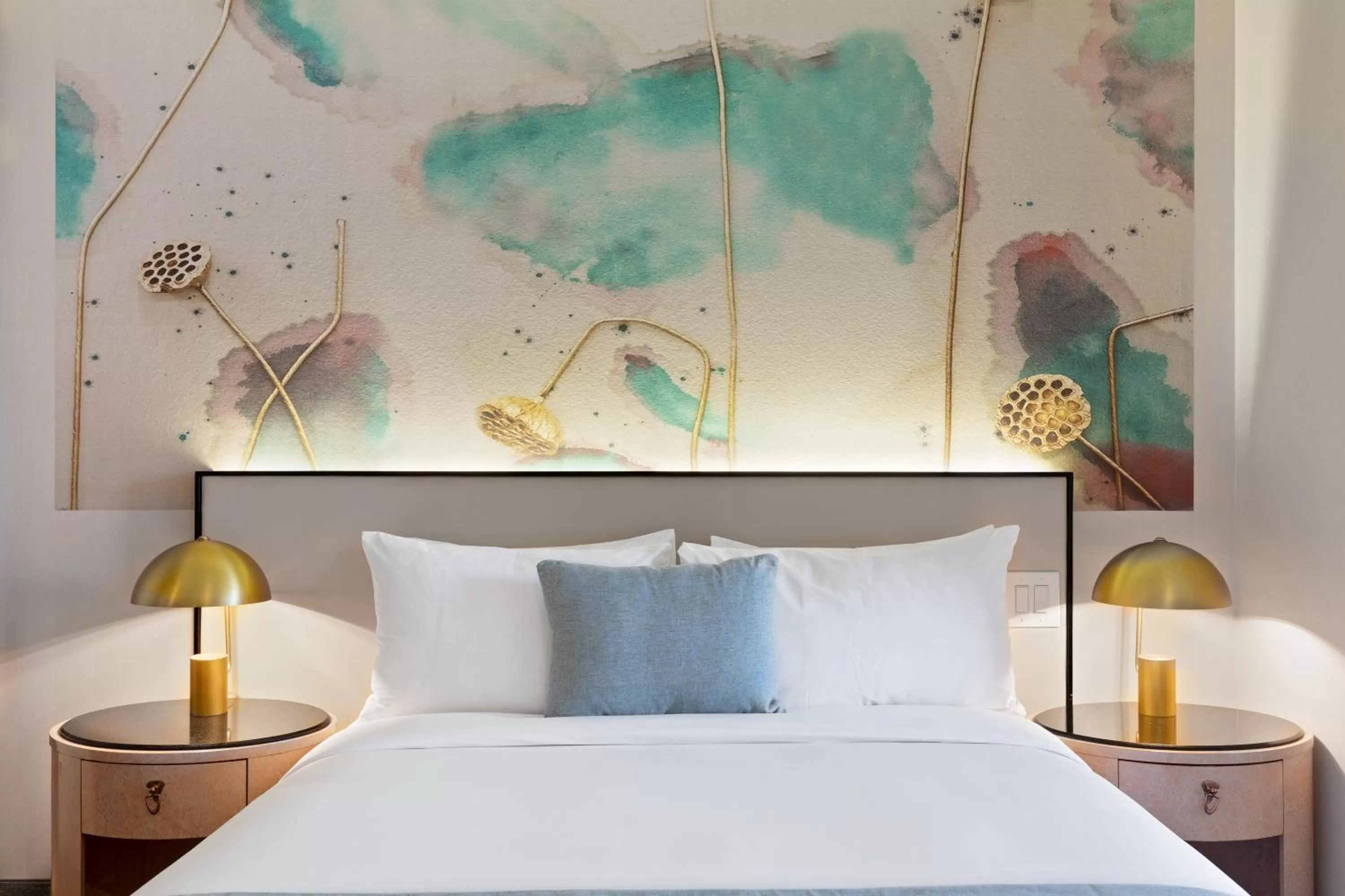 Bed in The Parc Hotel