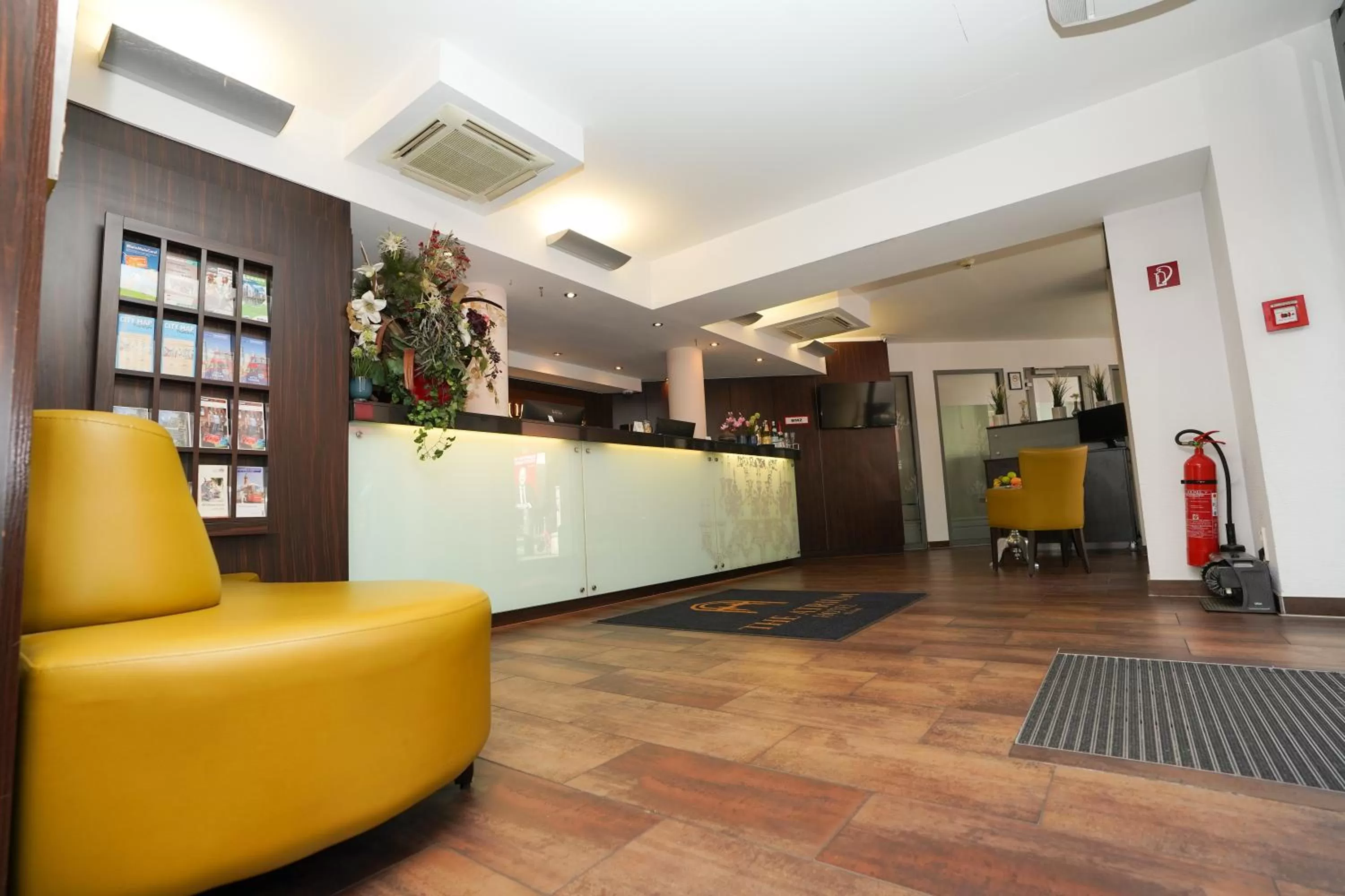 Lobby or reception in The Atrium Hotel