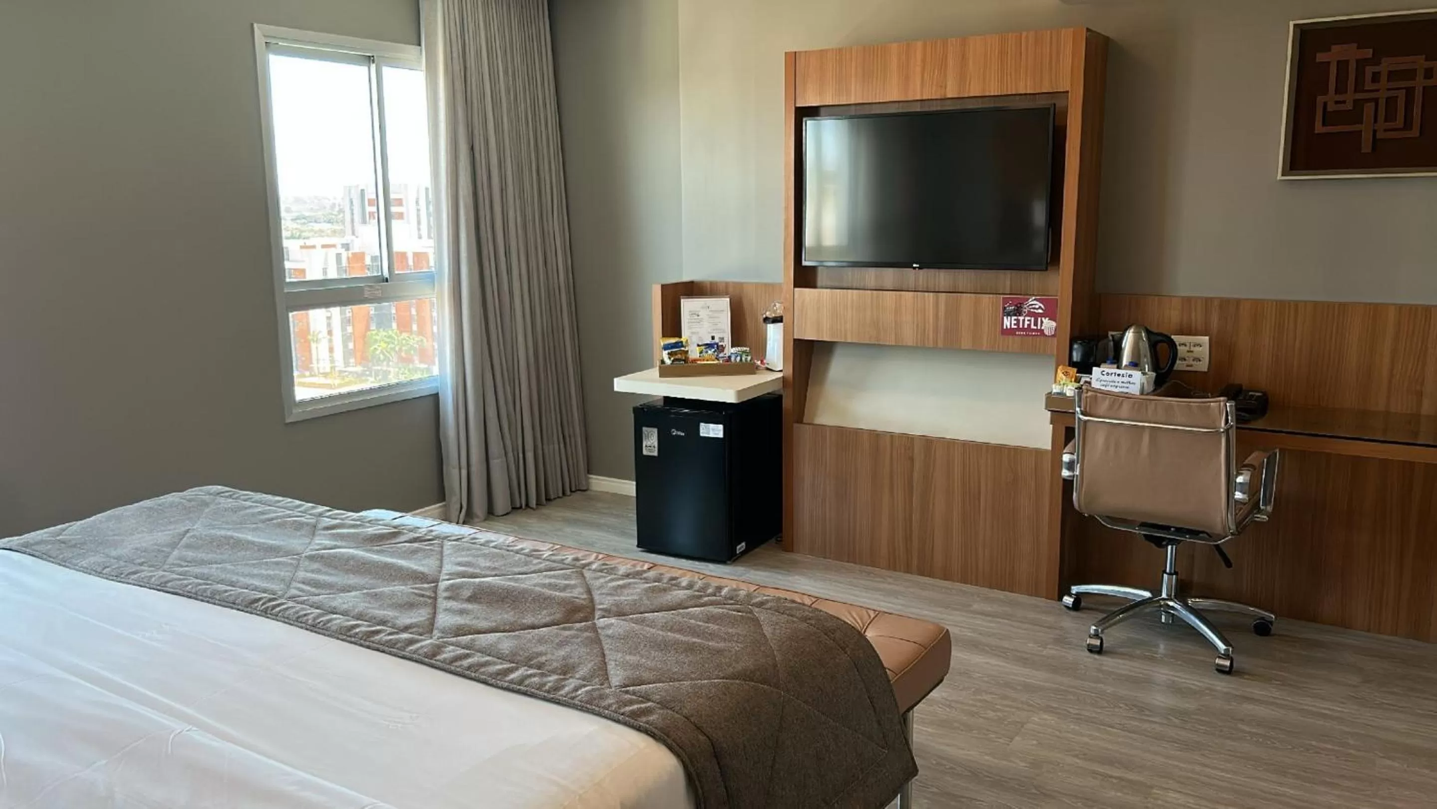 TV and multimedia, Bed in Jade Hotel Brasília