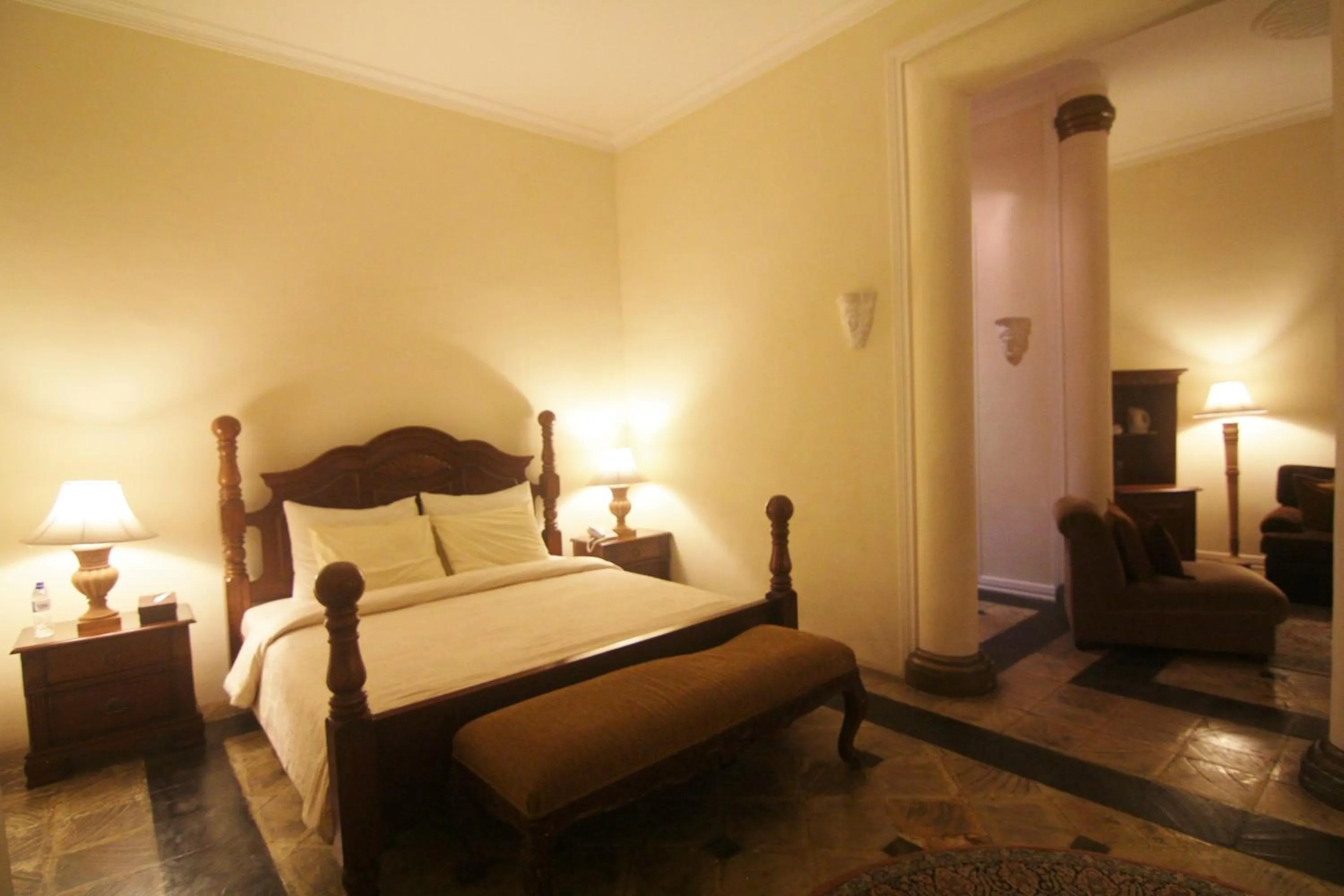 Bed in Sarasvati Borobudur