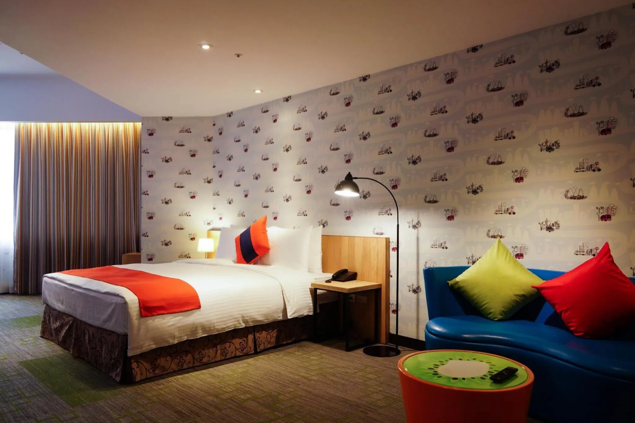 Bedroom, Bed in Hoya Resort Hotel Kaohsiung