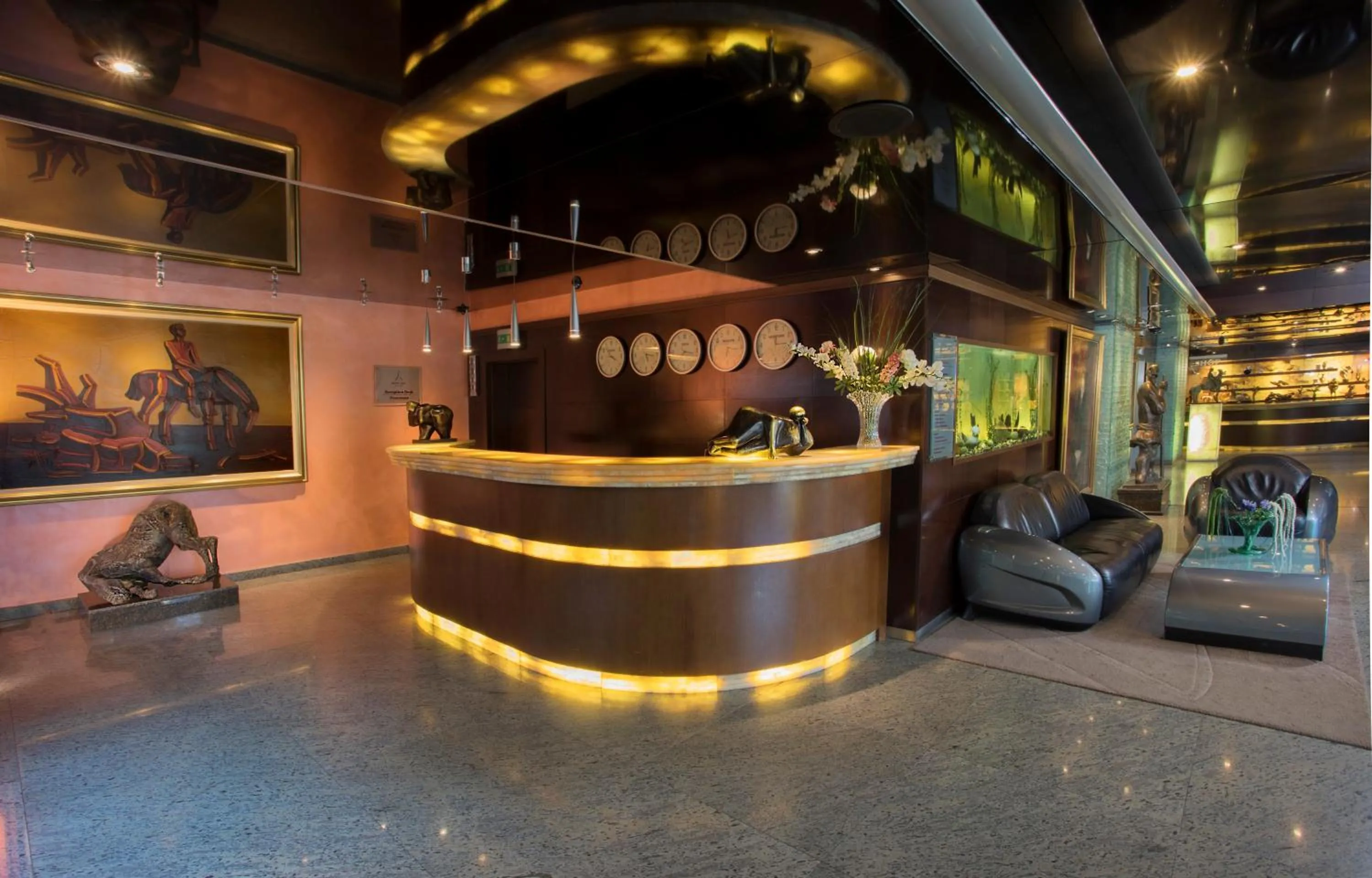 Lobby or reception in Hotel Anel