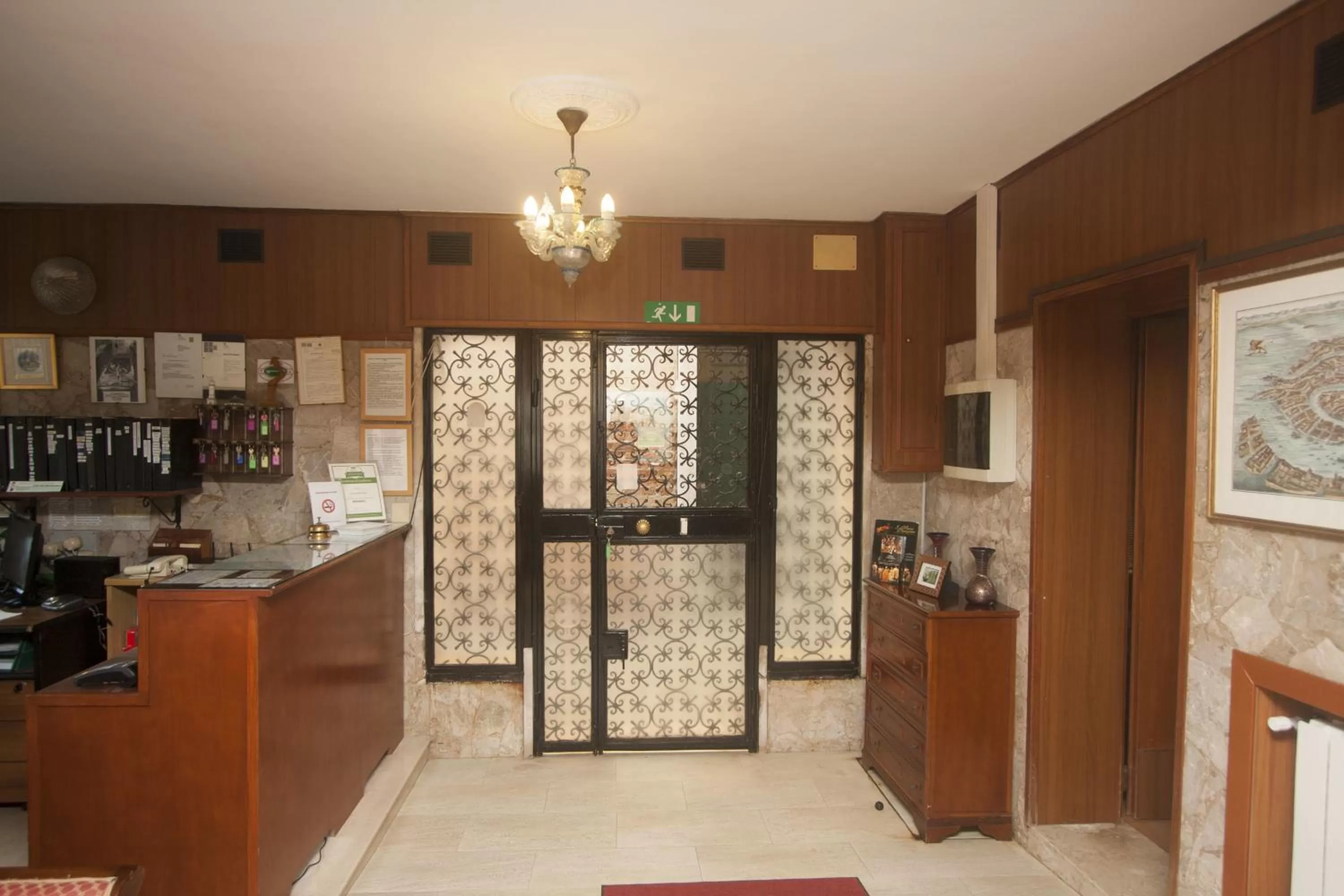 Lobby or reception in Hotel dalla Mora