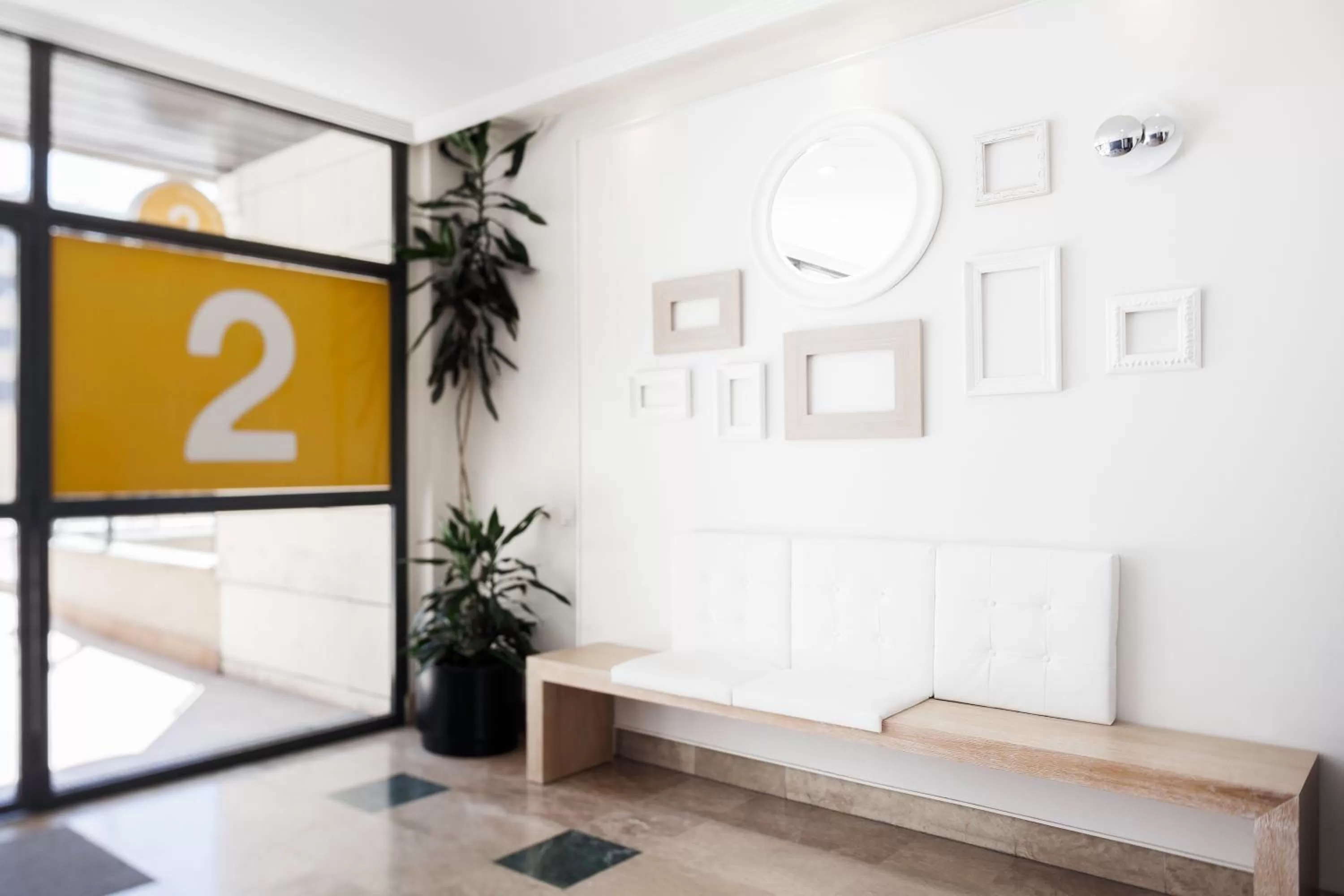 Lobby or reception in Compostela Suites