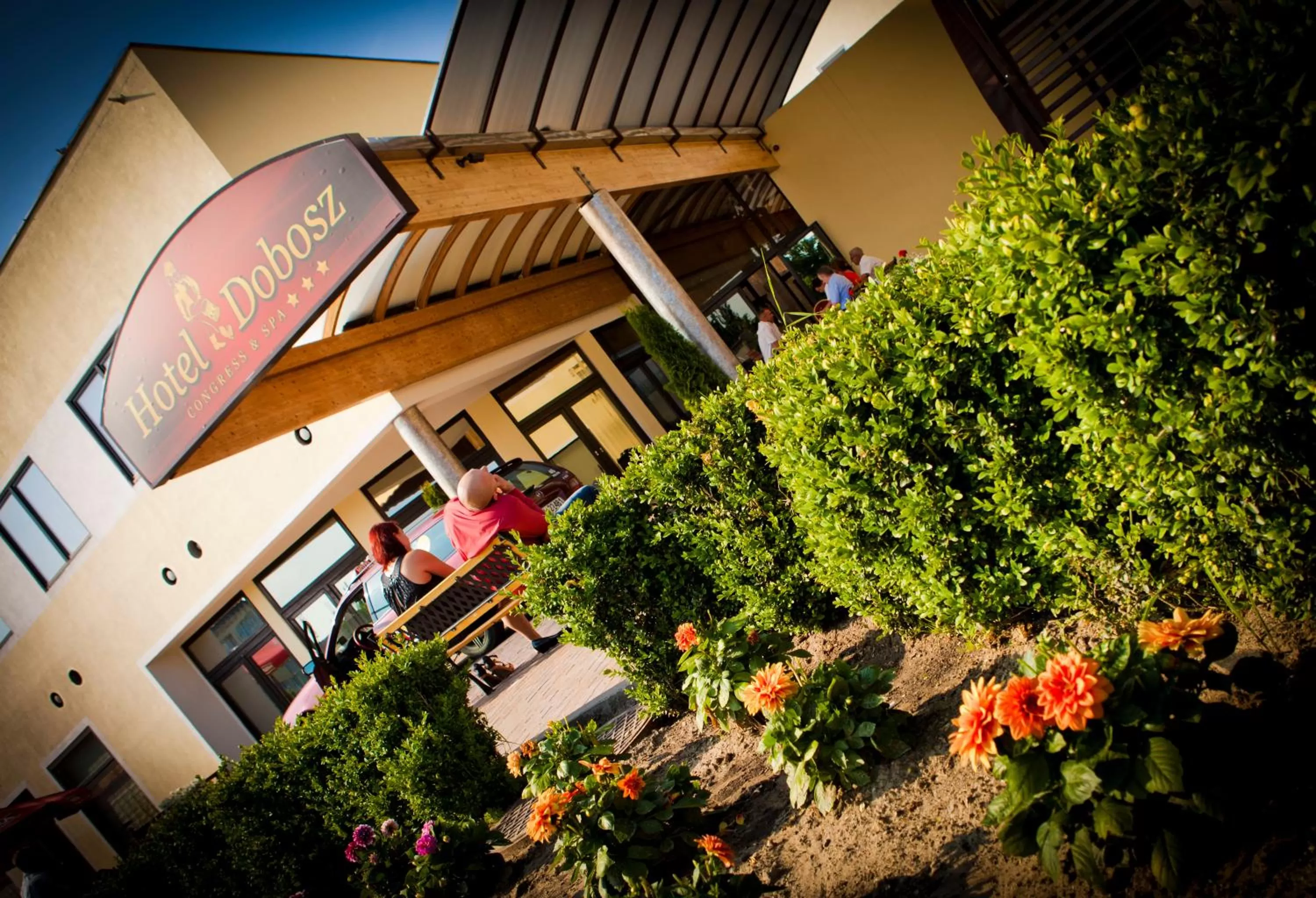 Facade/entrance in Hotel Dobosz