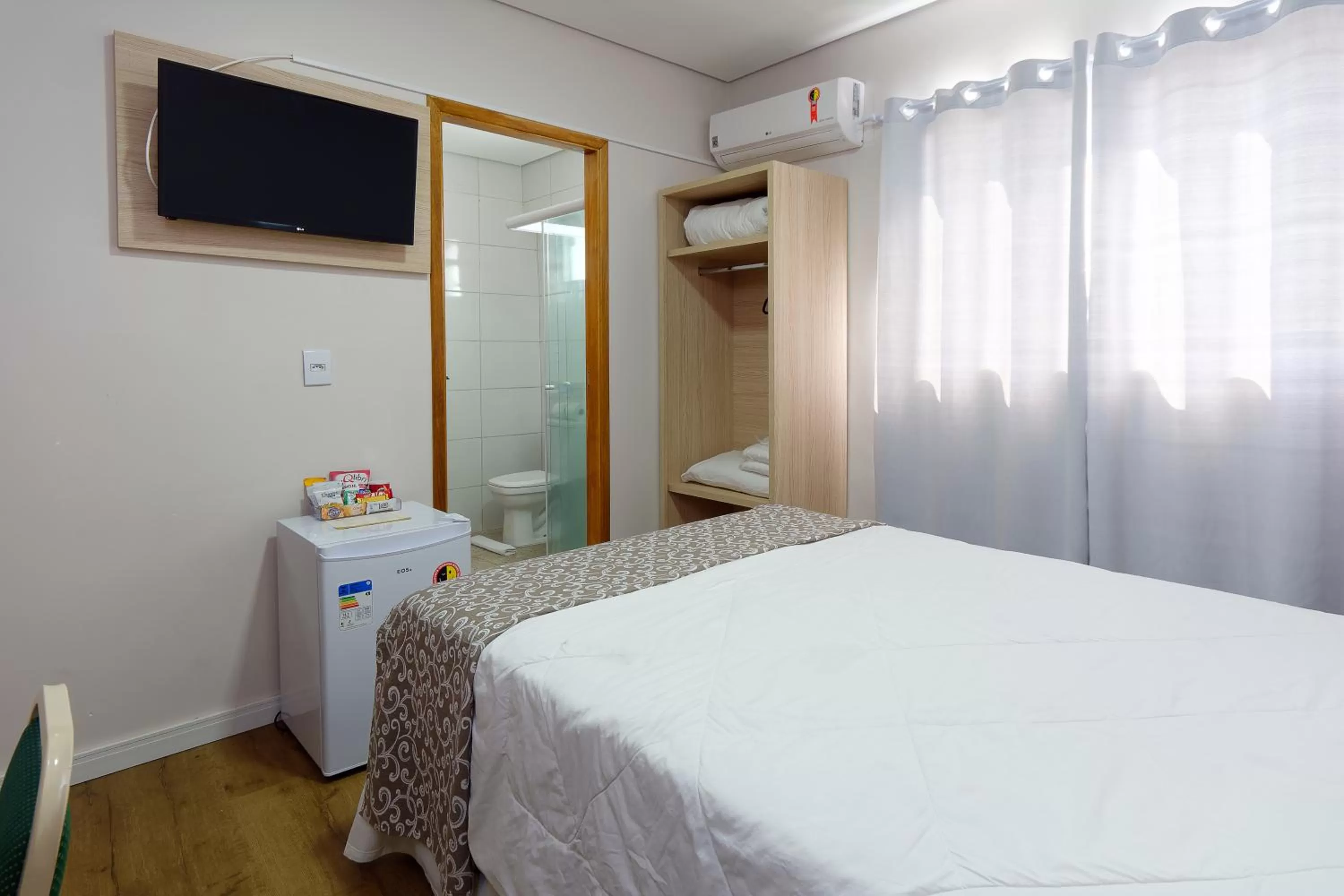 Bed in Fênix Hotel Bom Retiro