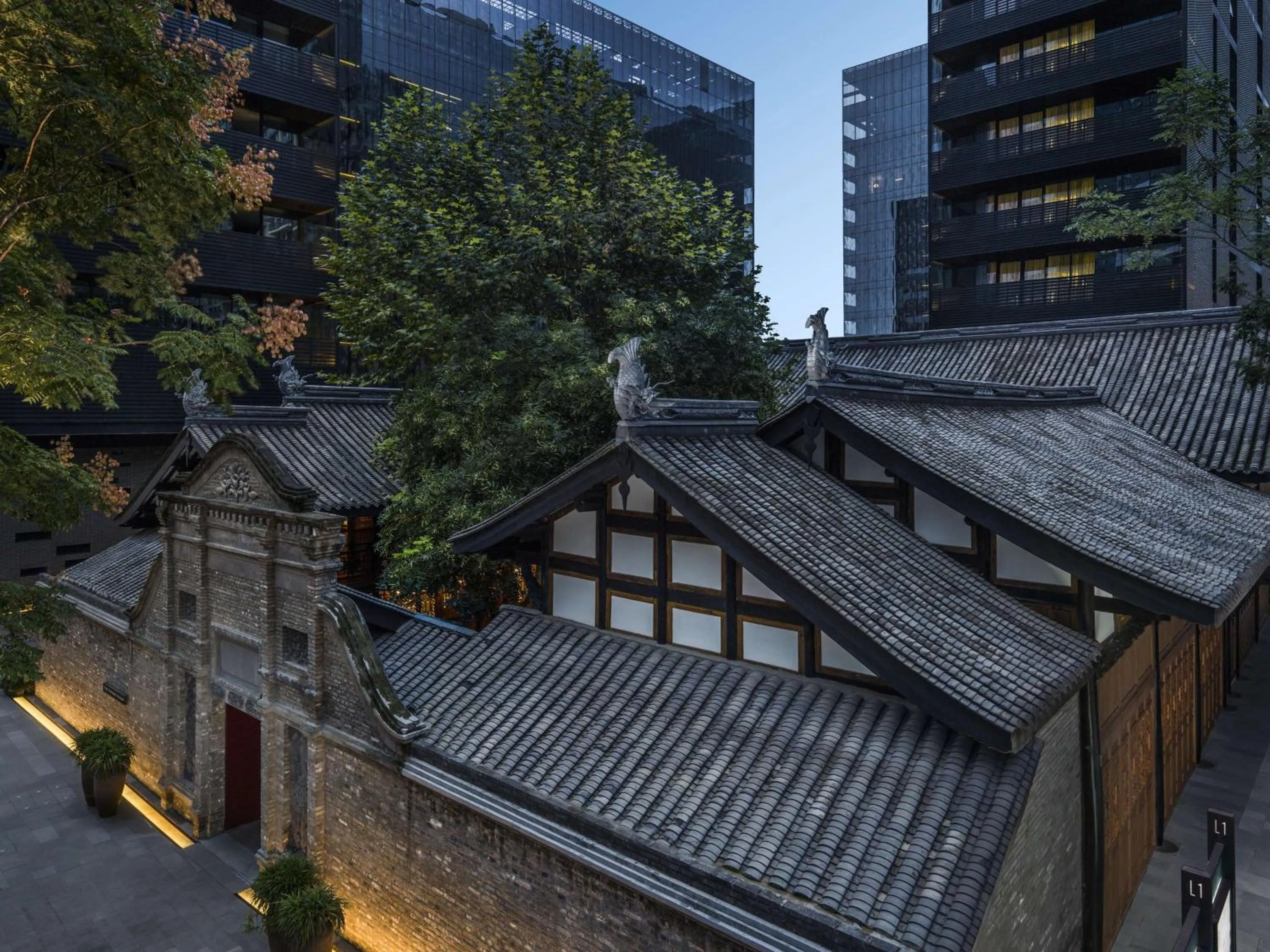 Property building in Upper House Chengdu