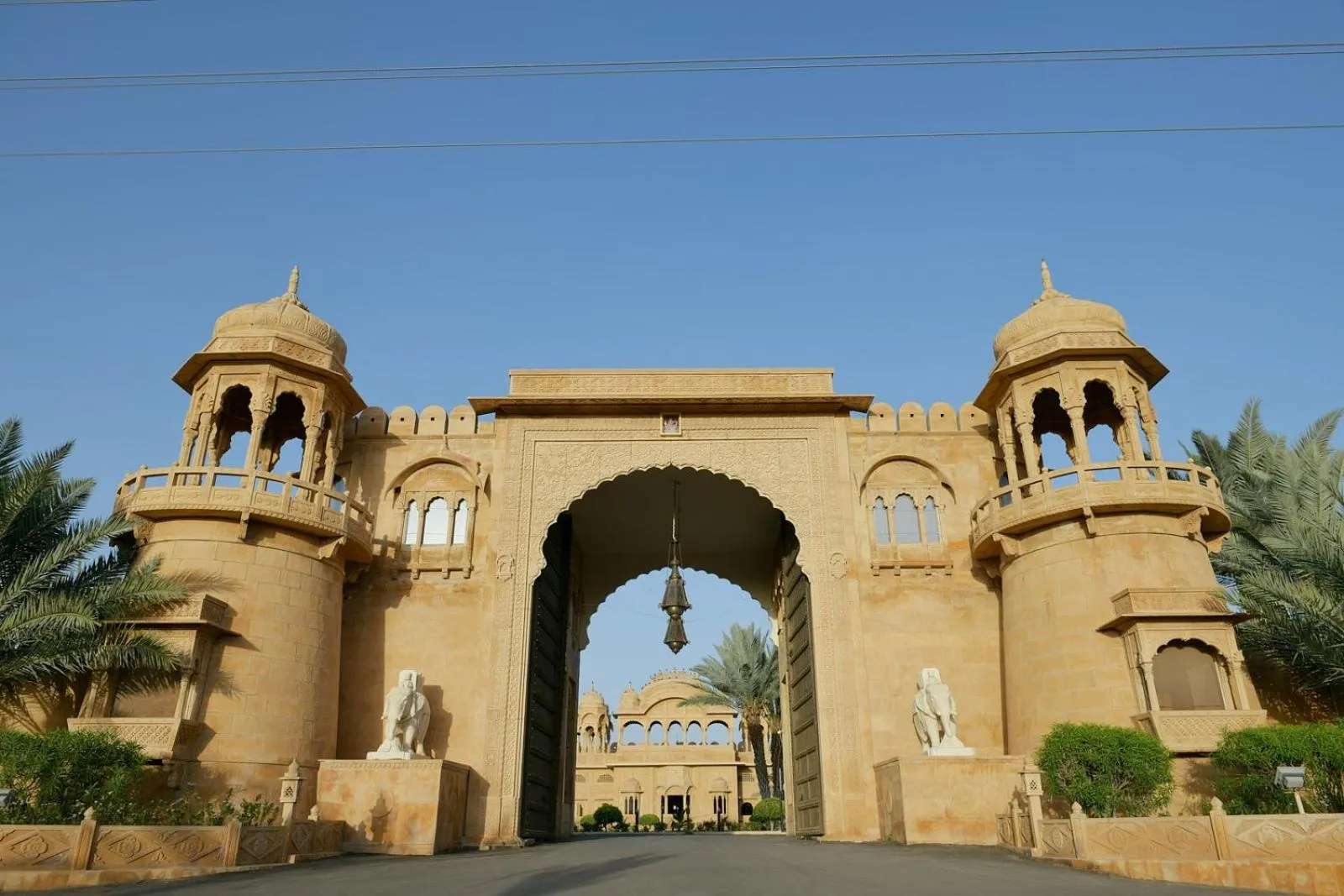 Facade/entrance in Fort Rajwada,Jaisalmer