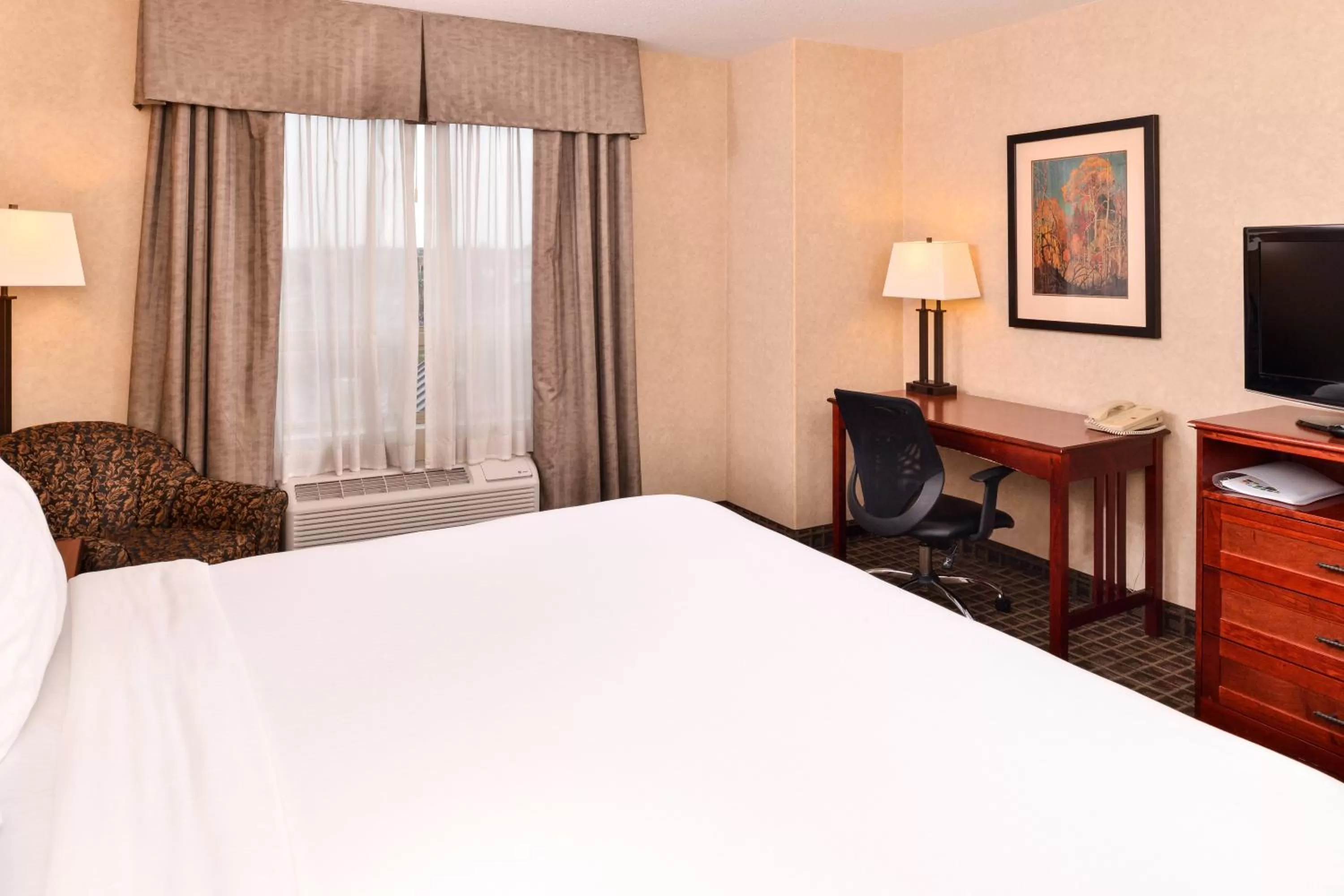Photo of the whole room, Bed in Holiday Inn Express Edmonton North by IHG