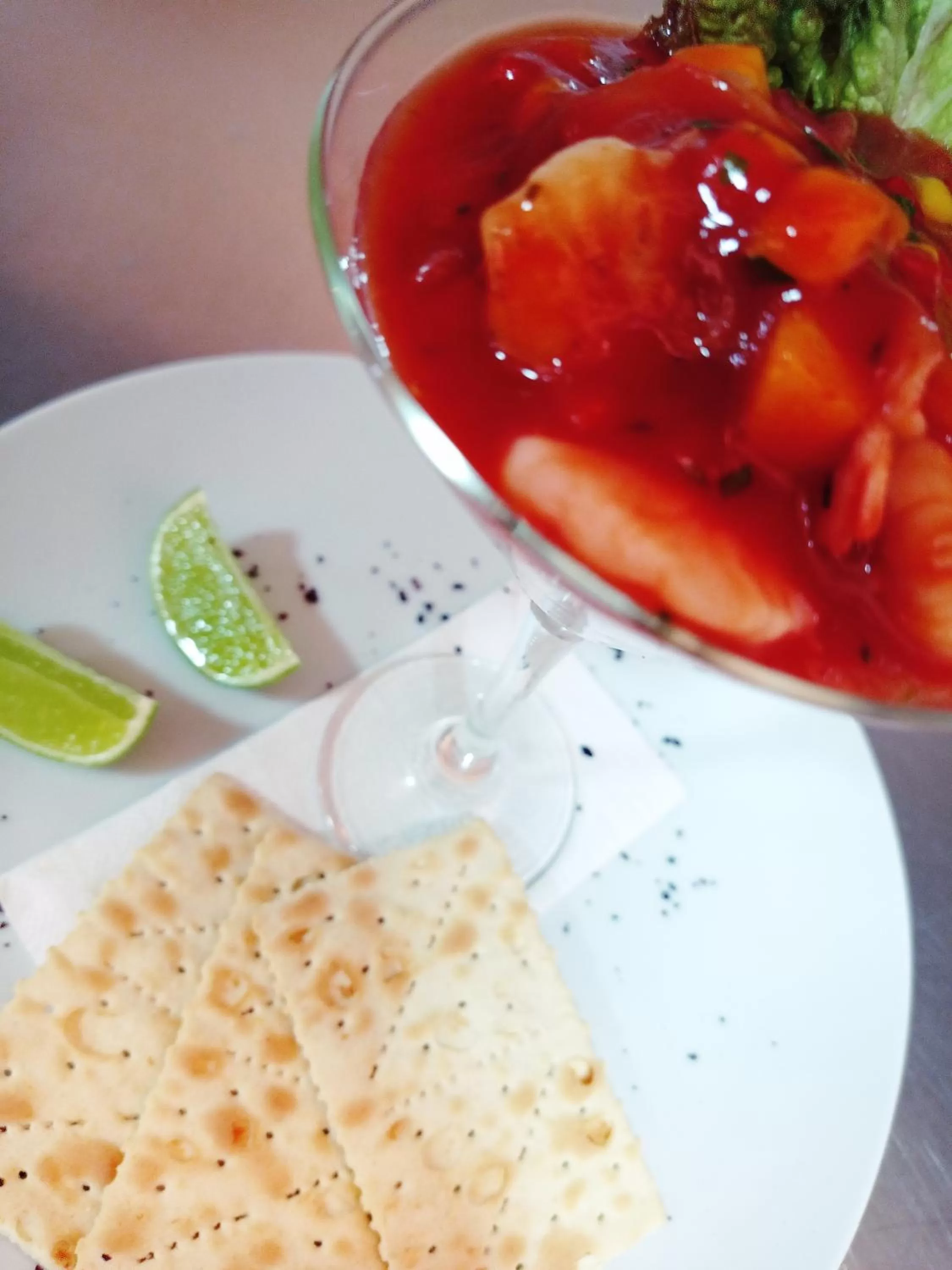 Food in Hotel Refugio Pozo Azul