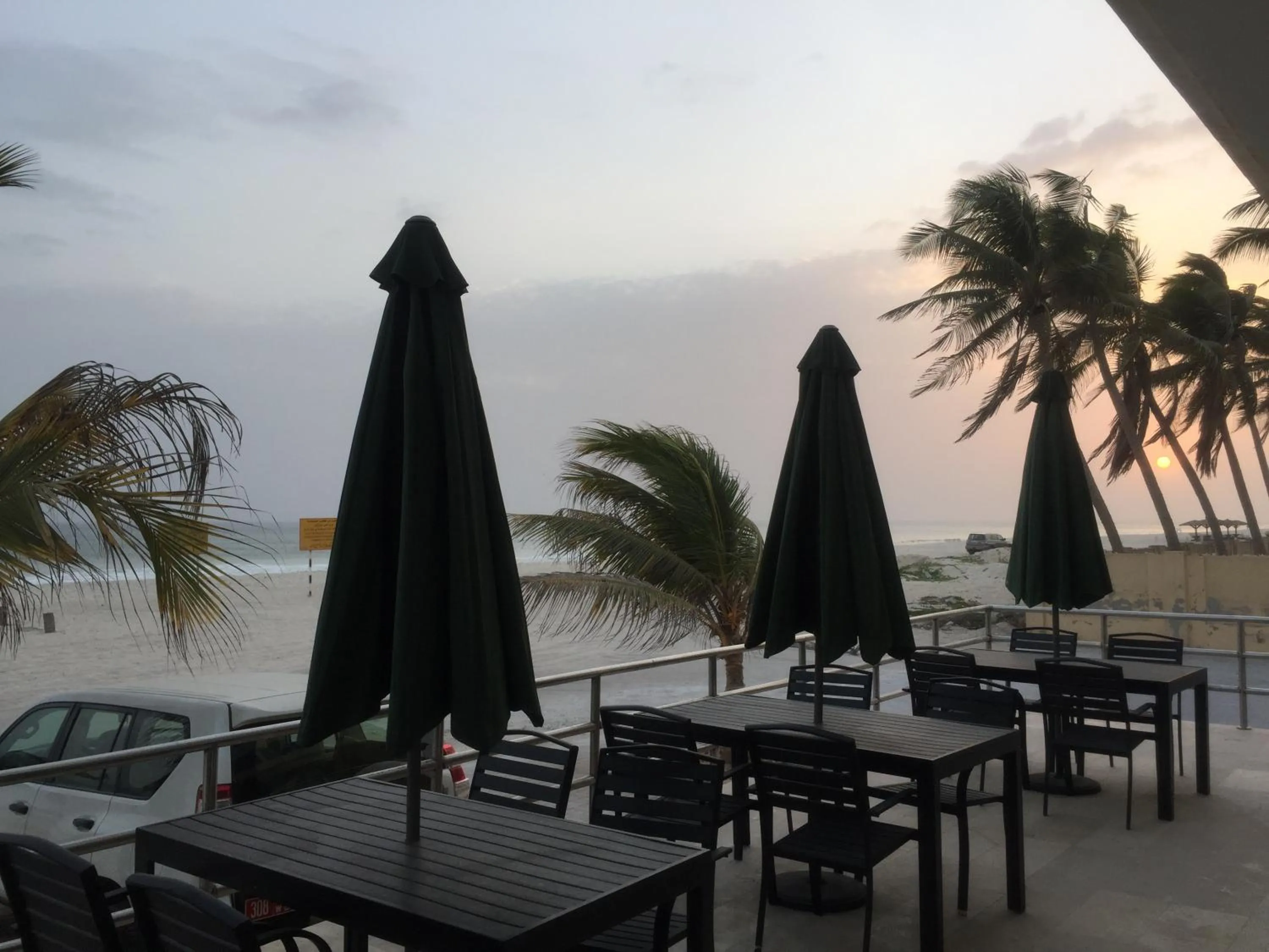 Sunset in Beach Resort Salalah