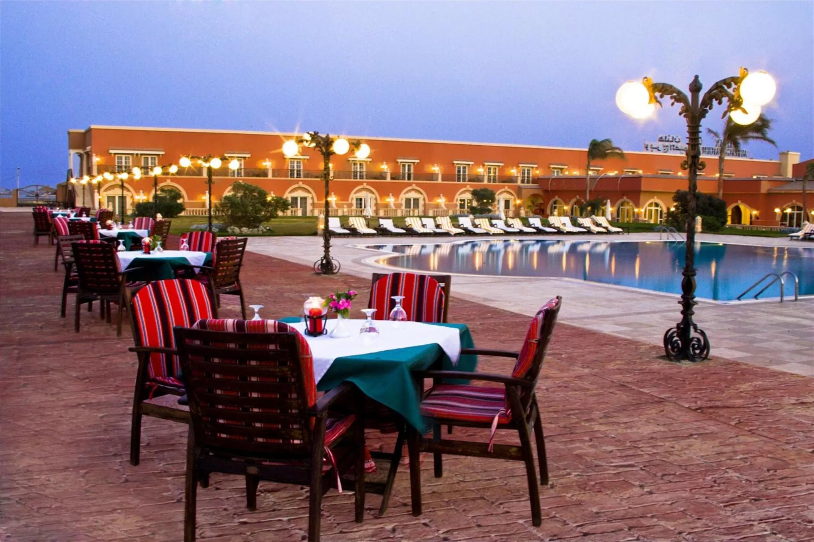Swimming pool in Helnan Auberge Fayoum