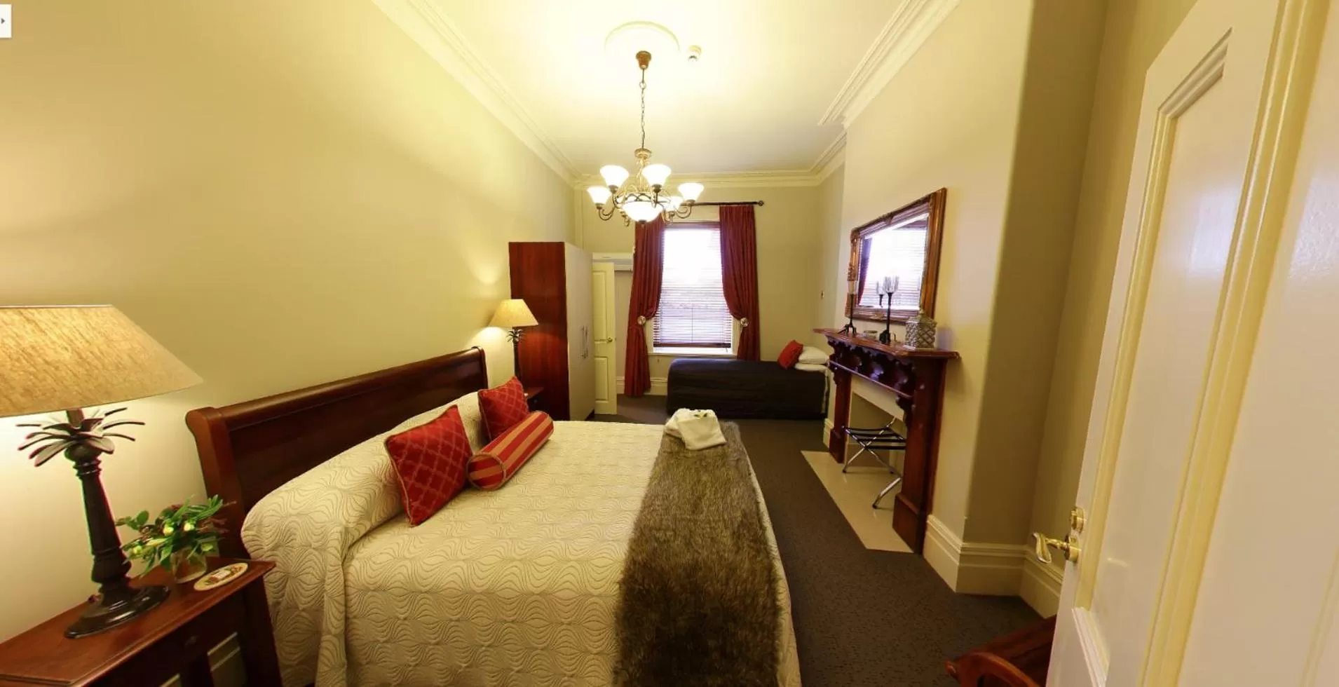 Bed in Merivale Manor