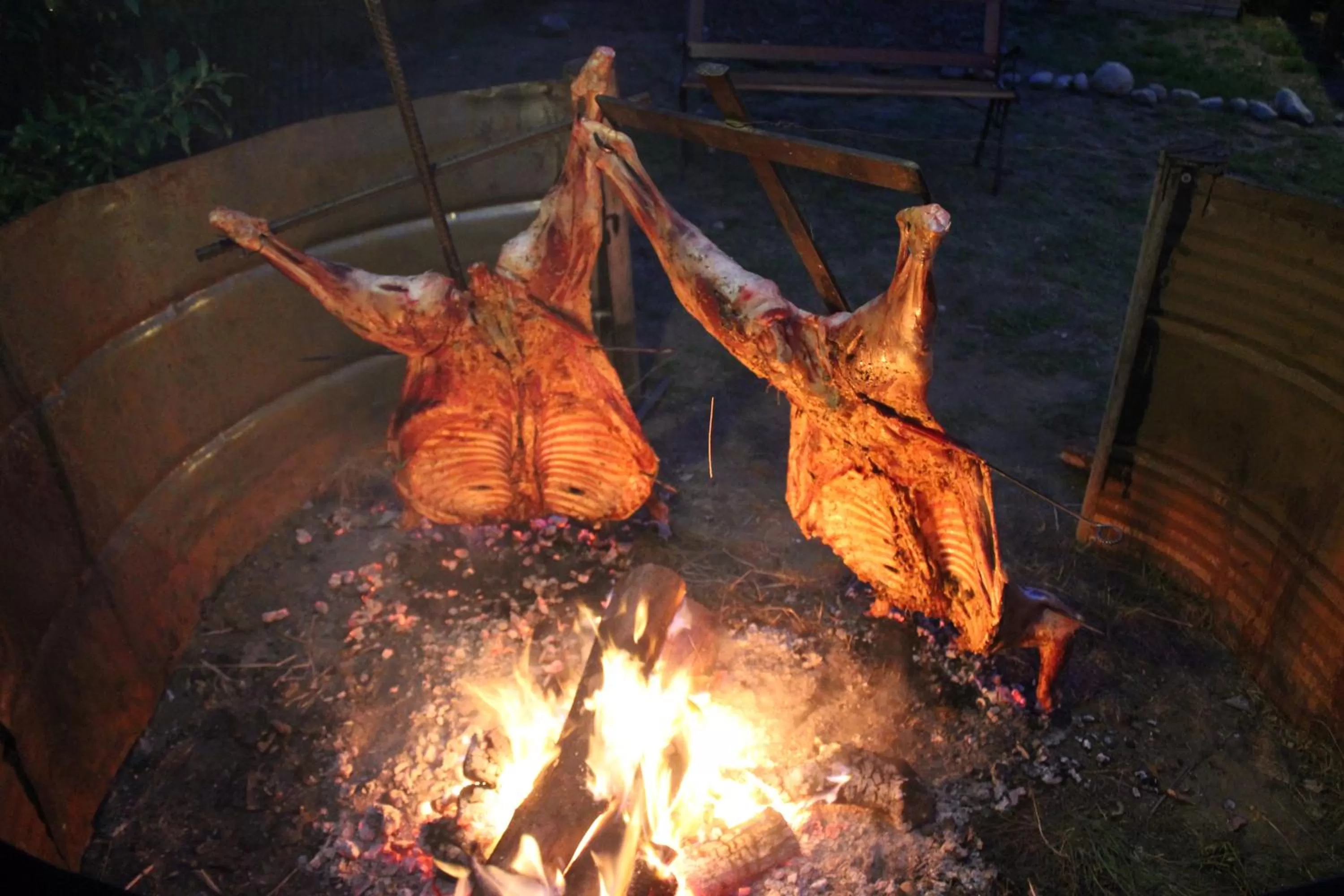 BBQ facilities in Hosteria Cauquenes De Nimez