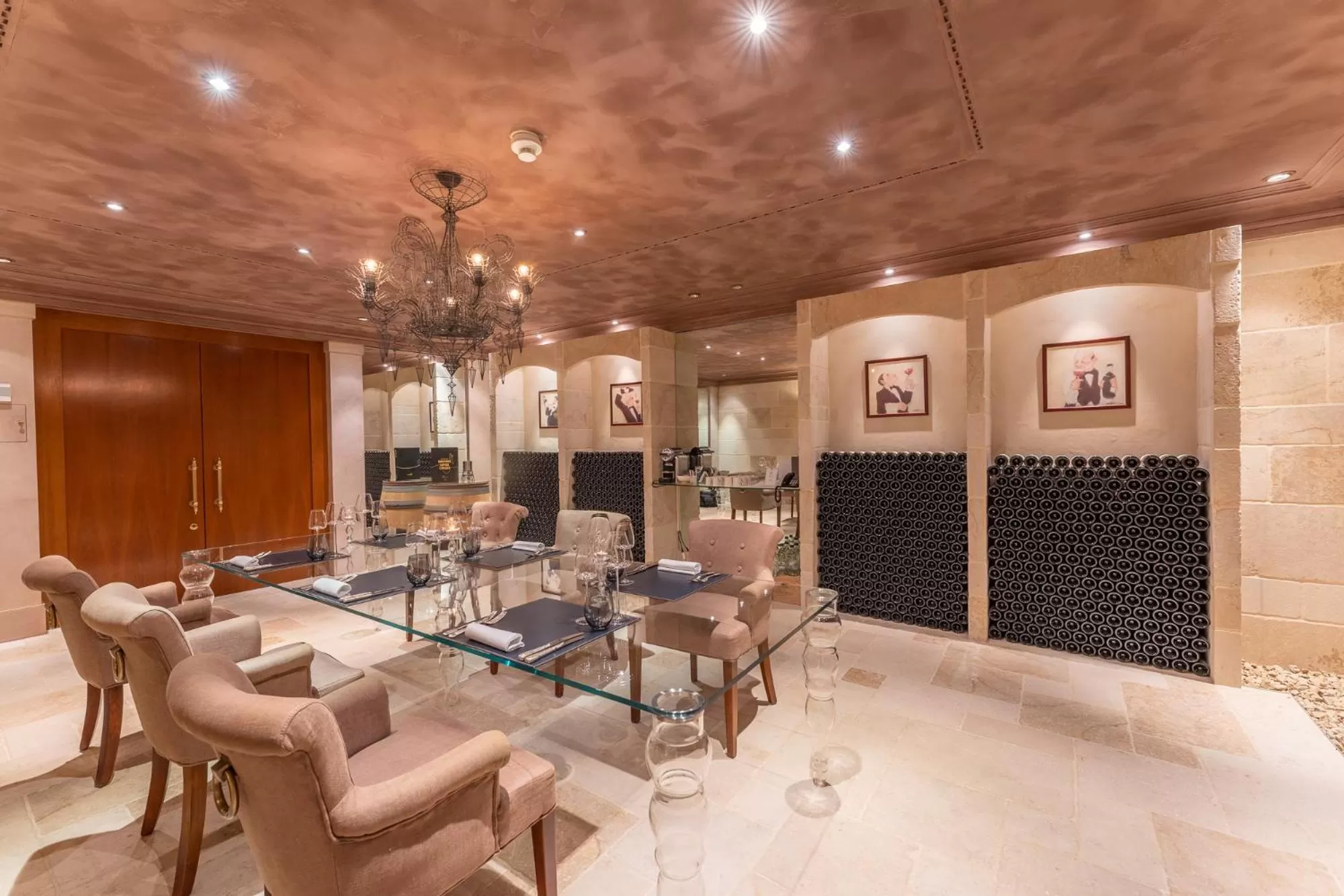 Seating area in Beau Rivage Hotel