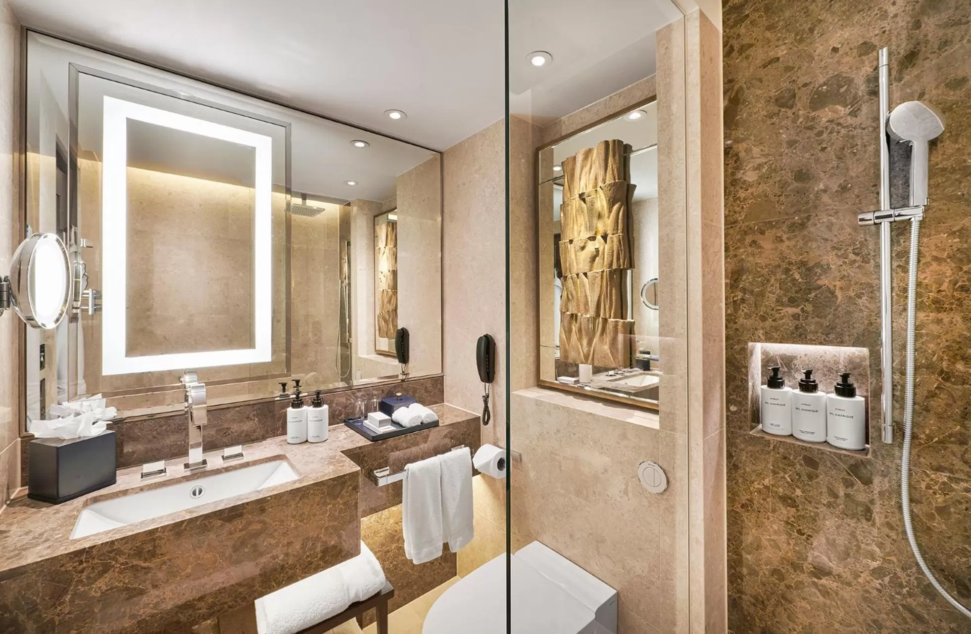 Shower in InterContinental London Park Lane by IHG