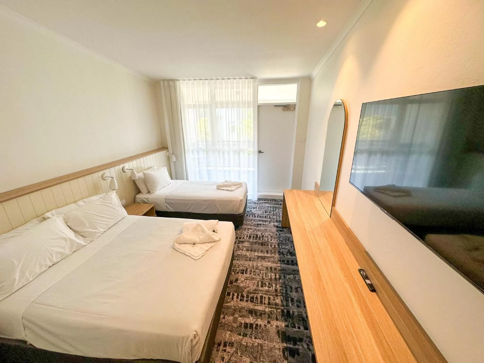 Bed in Pippi's at the Point