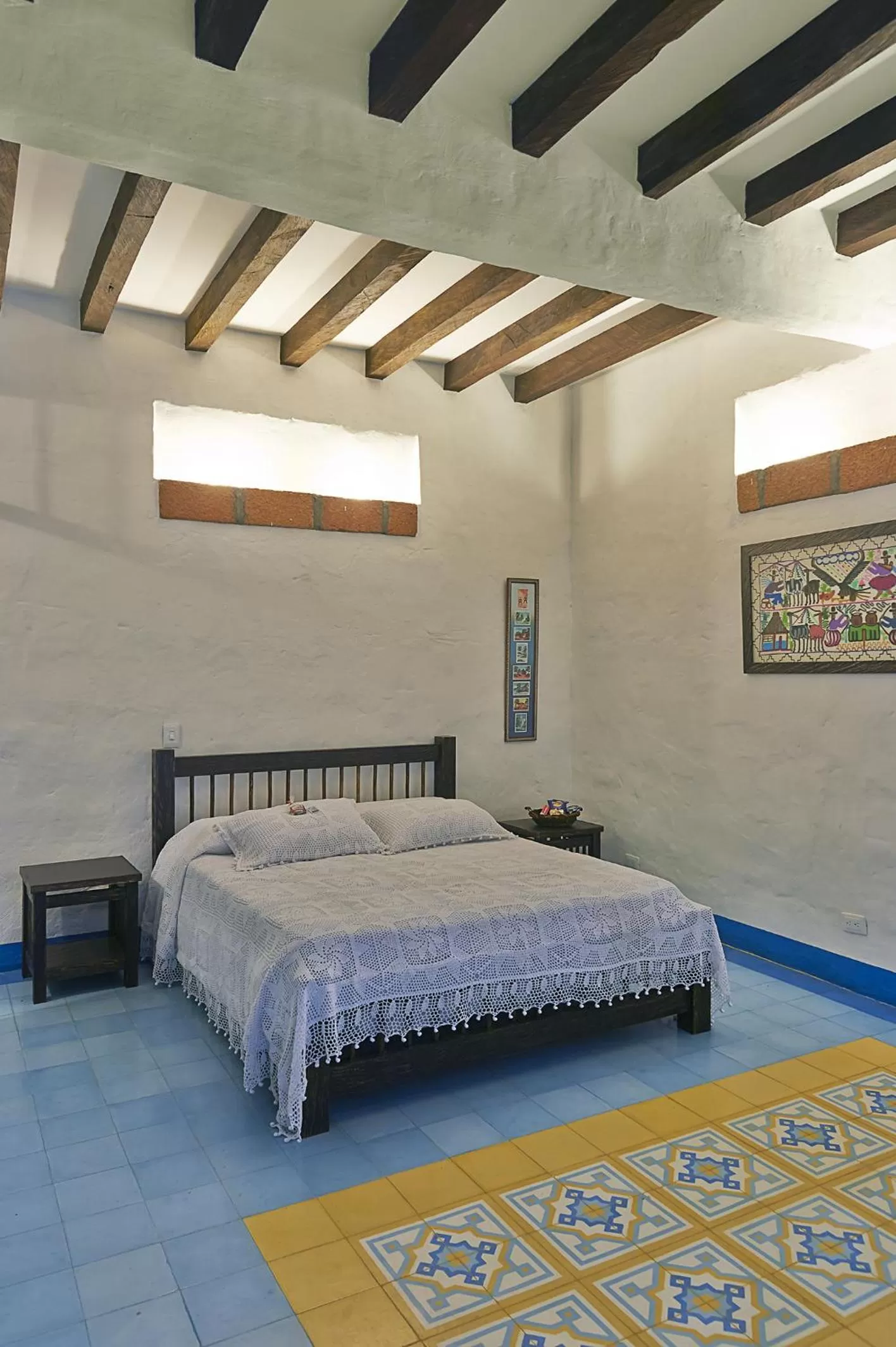 Bed in El Despertar Hotel