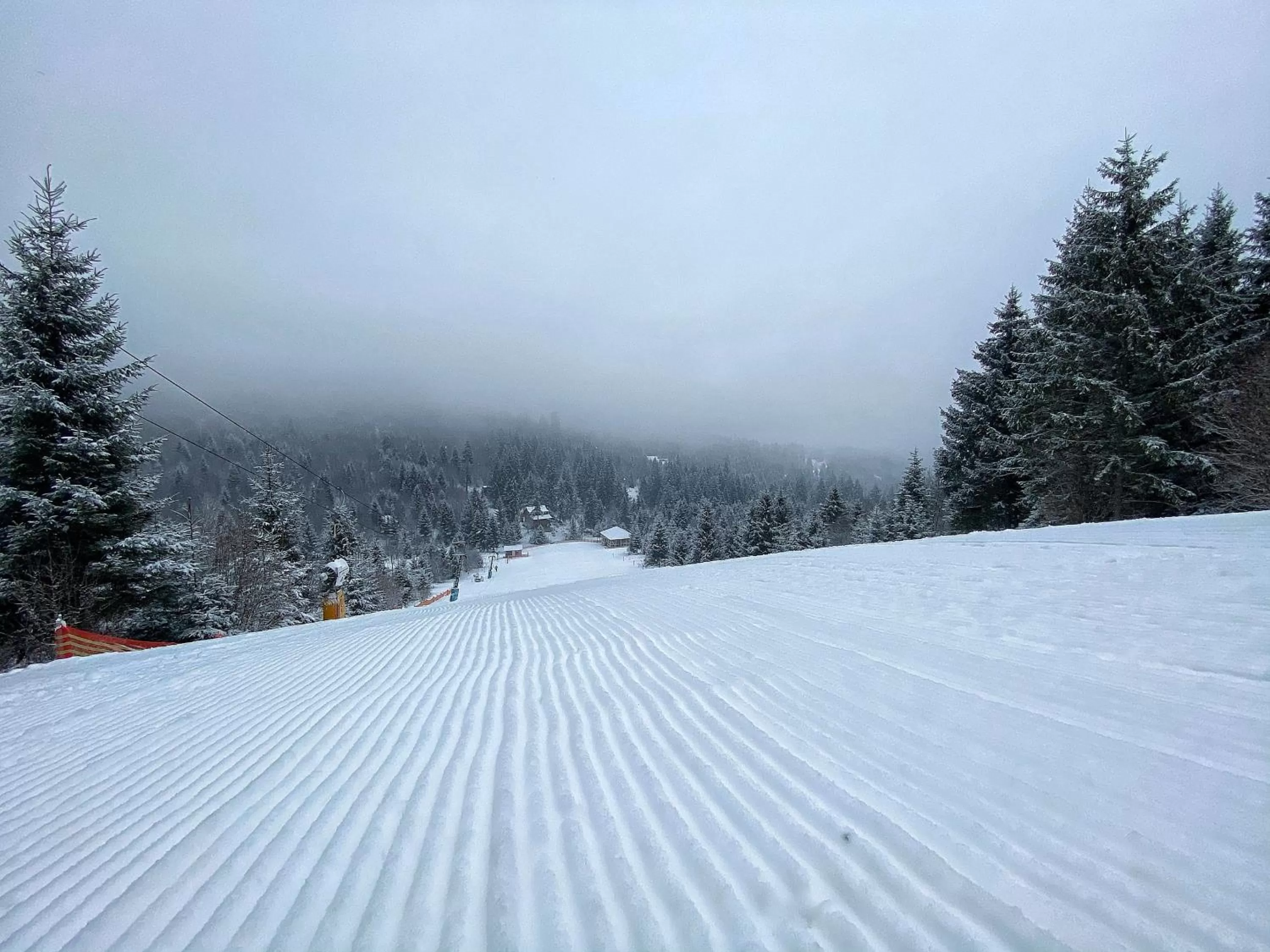 Skiing, Winter in Mountain-Rest Pension