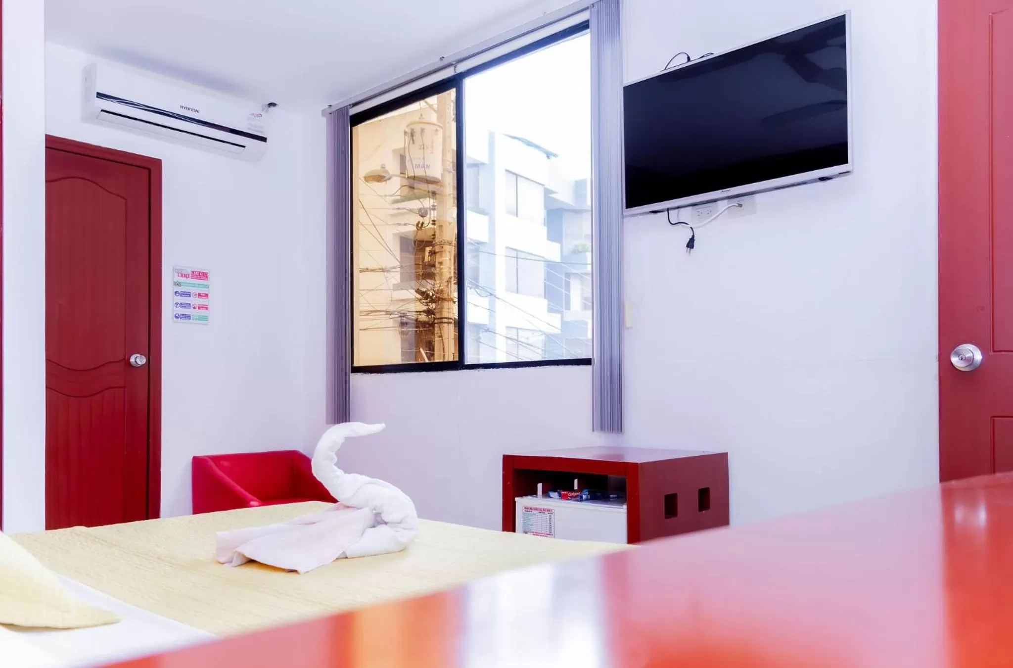 Bed in Hostal Antares