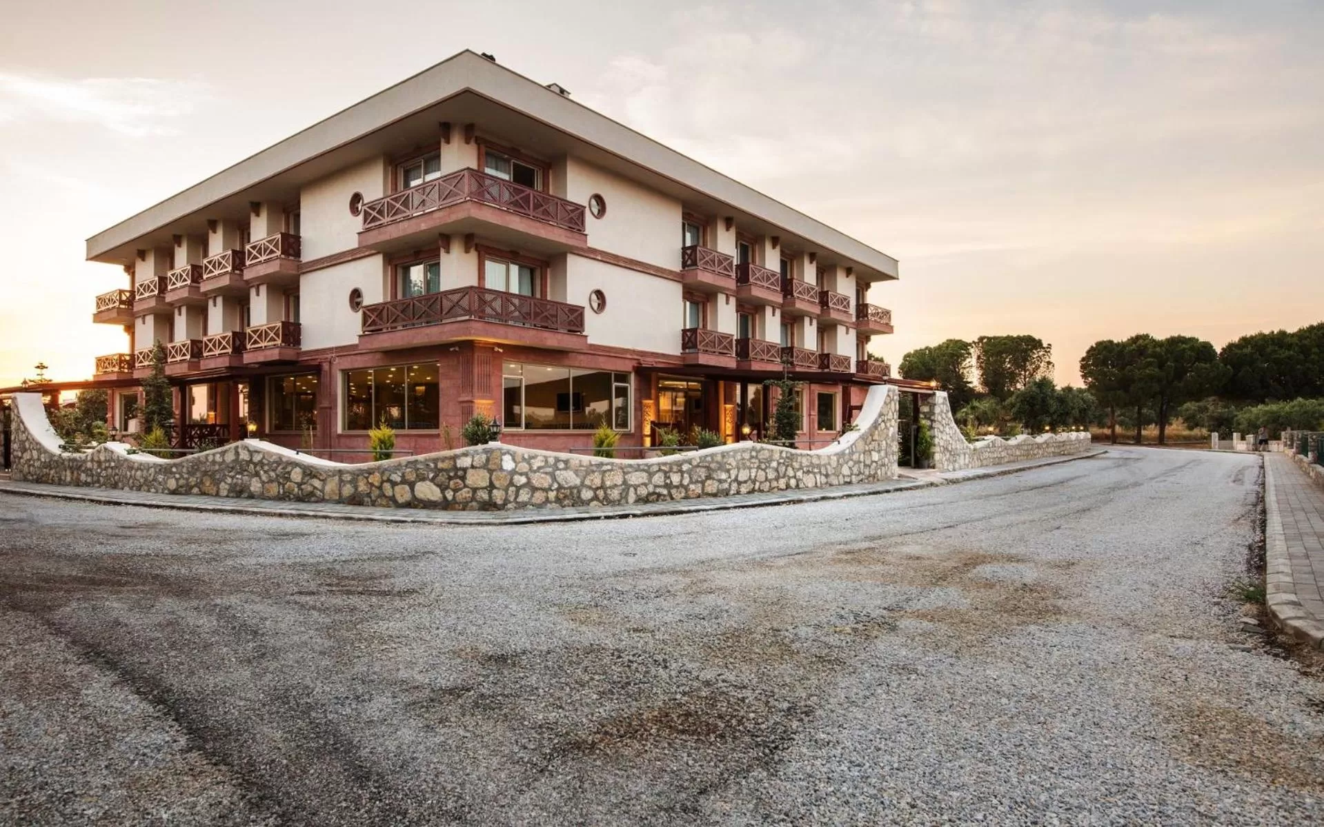 Property building in Helen Troya Hotel Geyikli