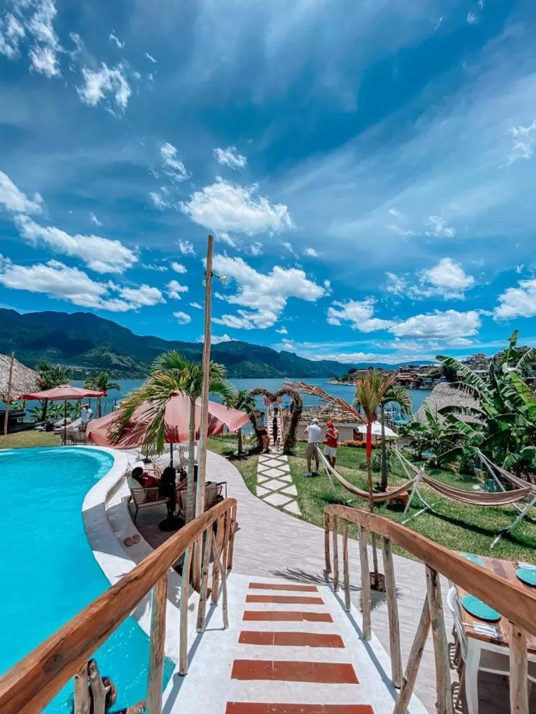 Bird's eye view, Pool View in Sababa Resort