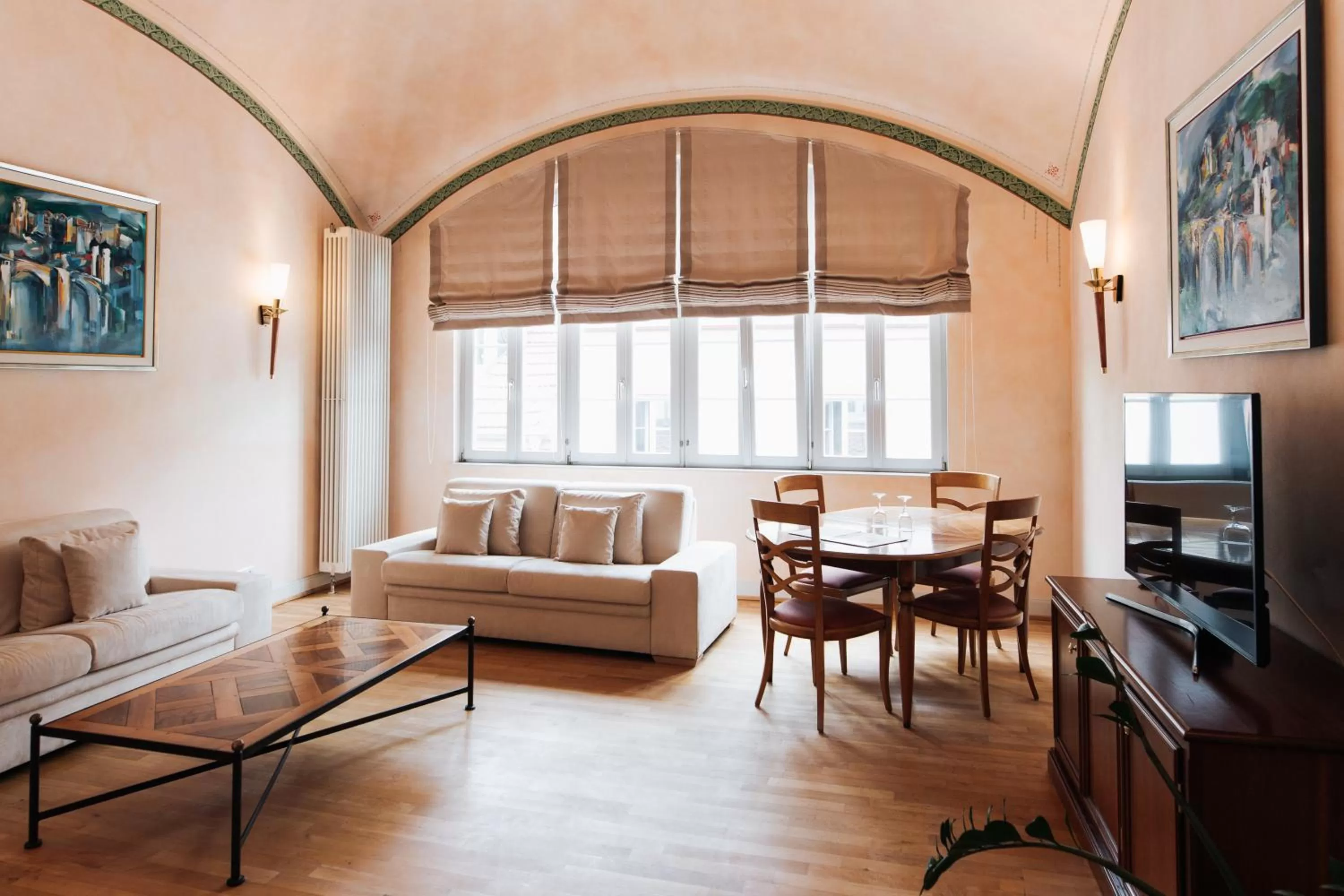 Living room in Kulturbrauerei Heidelberg