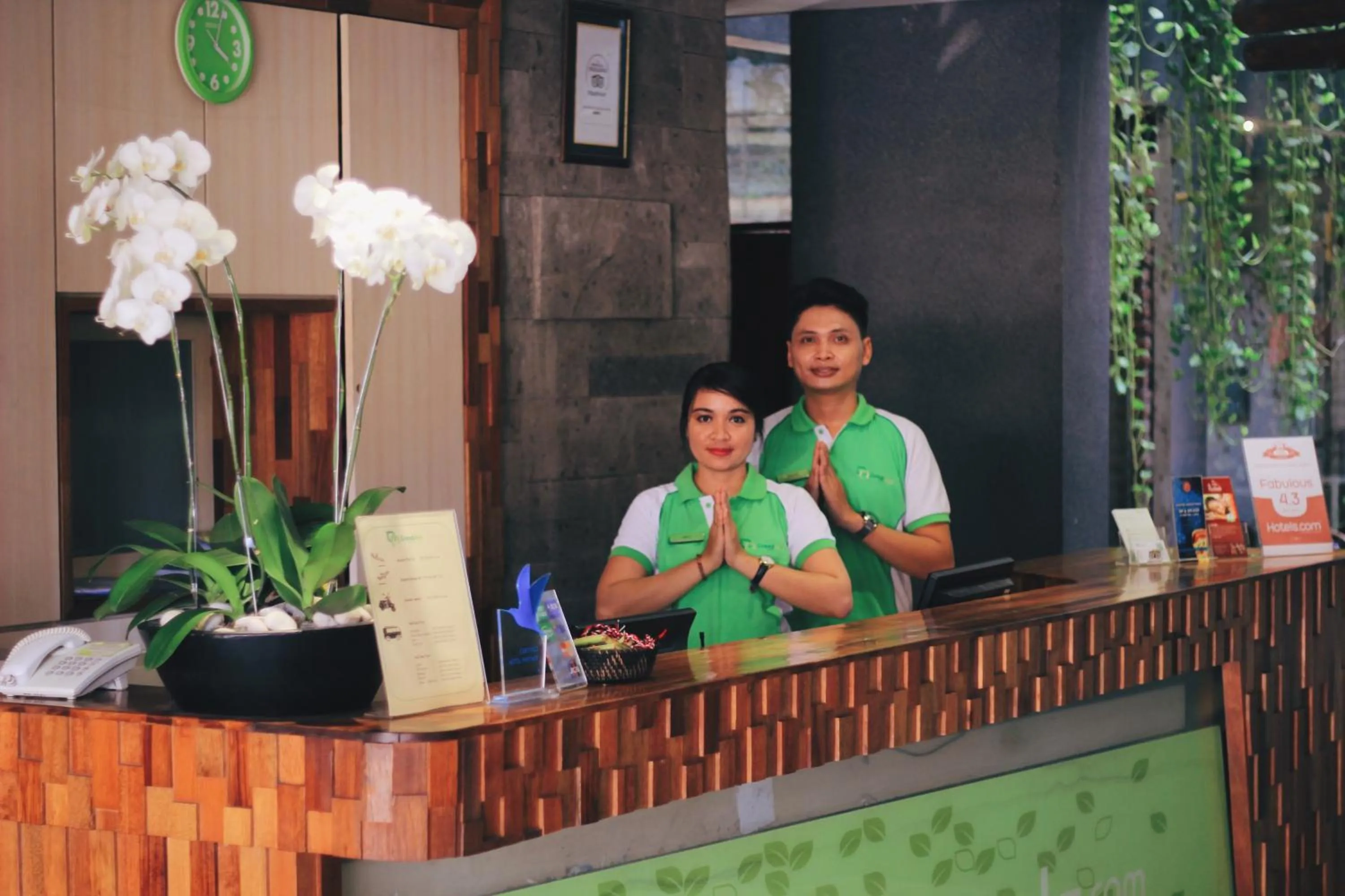 Staff in Grandmas Plus Hotel Legian