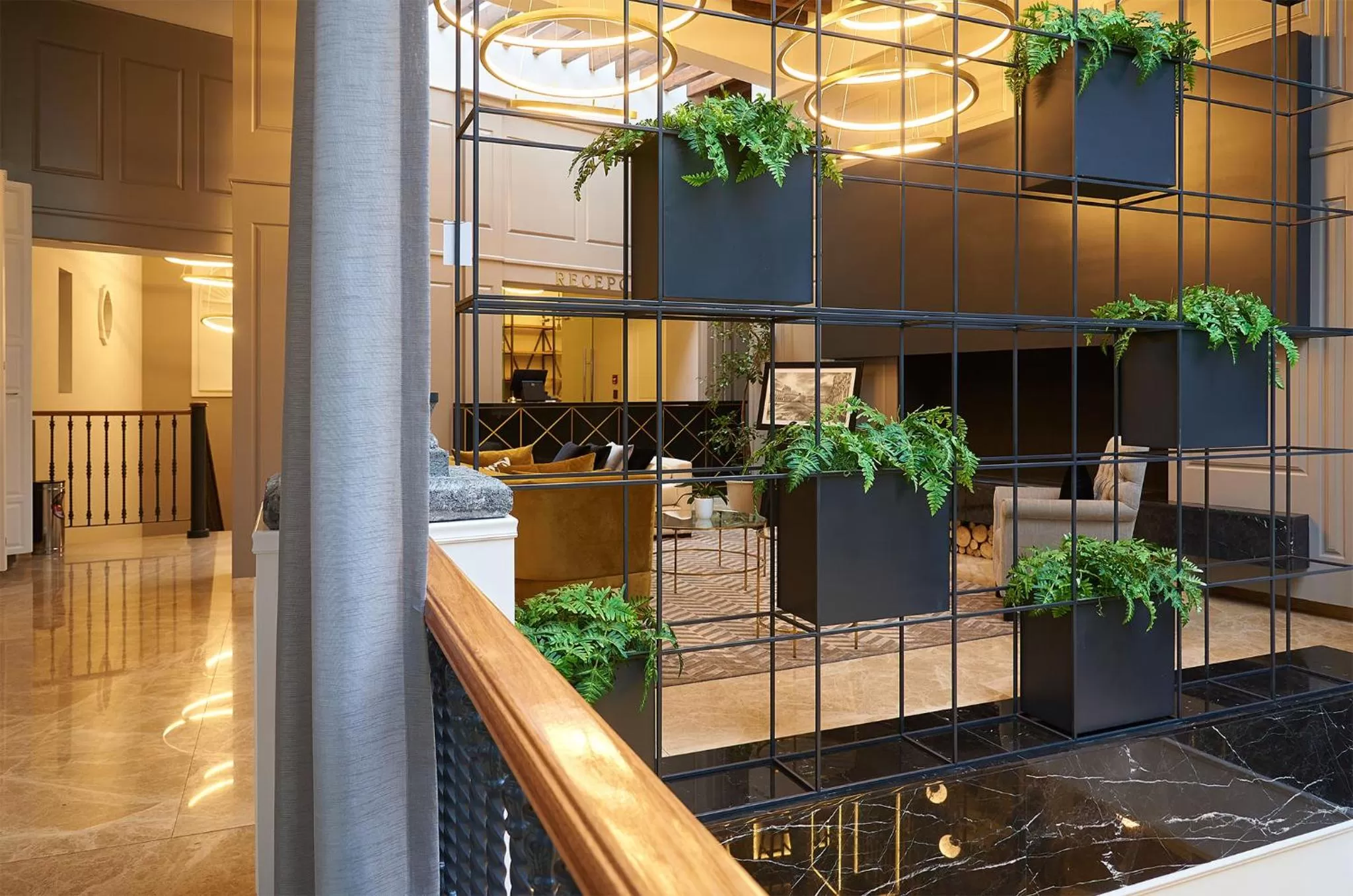 Lobby or reception in Hotel Boutique Margarita Toluca