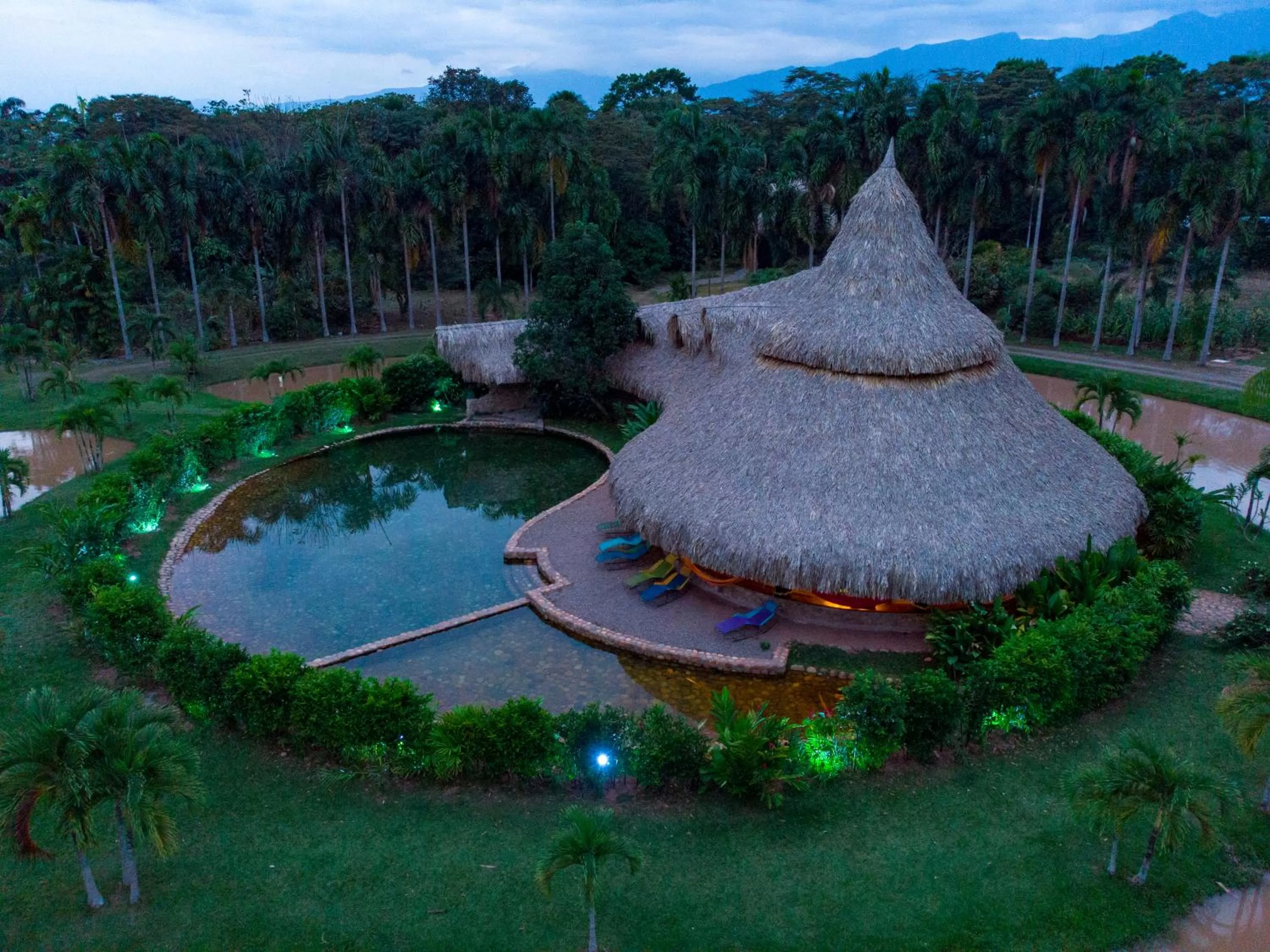 Swimming pool, Pool View in Ecolodge Cosmogénesis