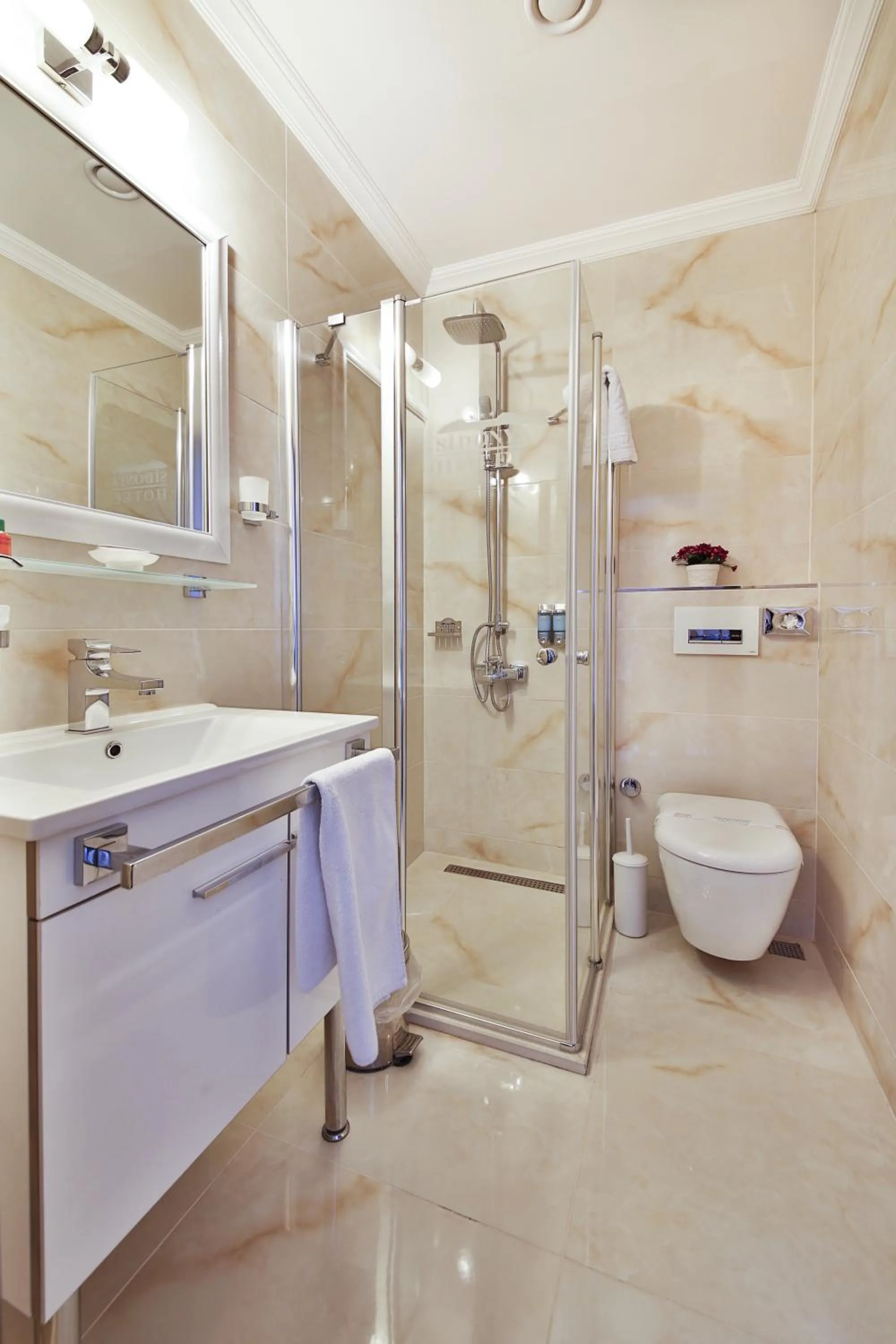 Toilet in Sidonya Hotel