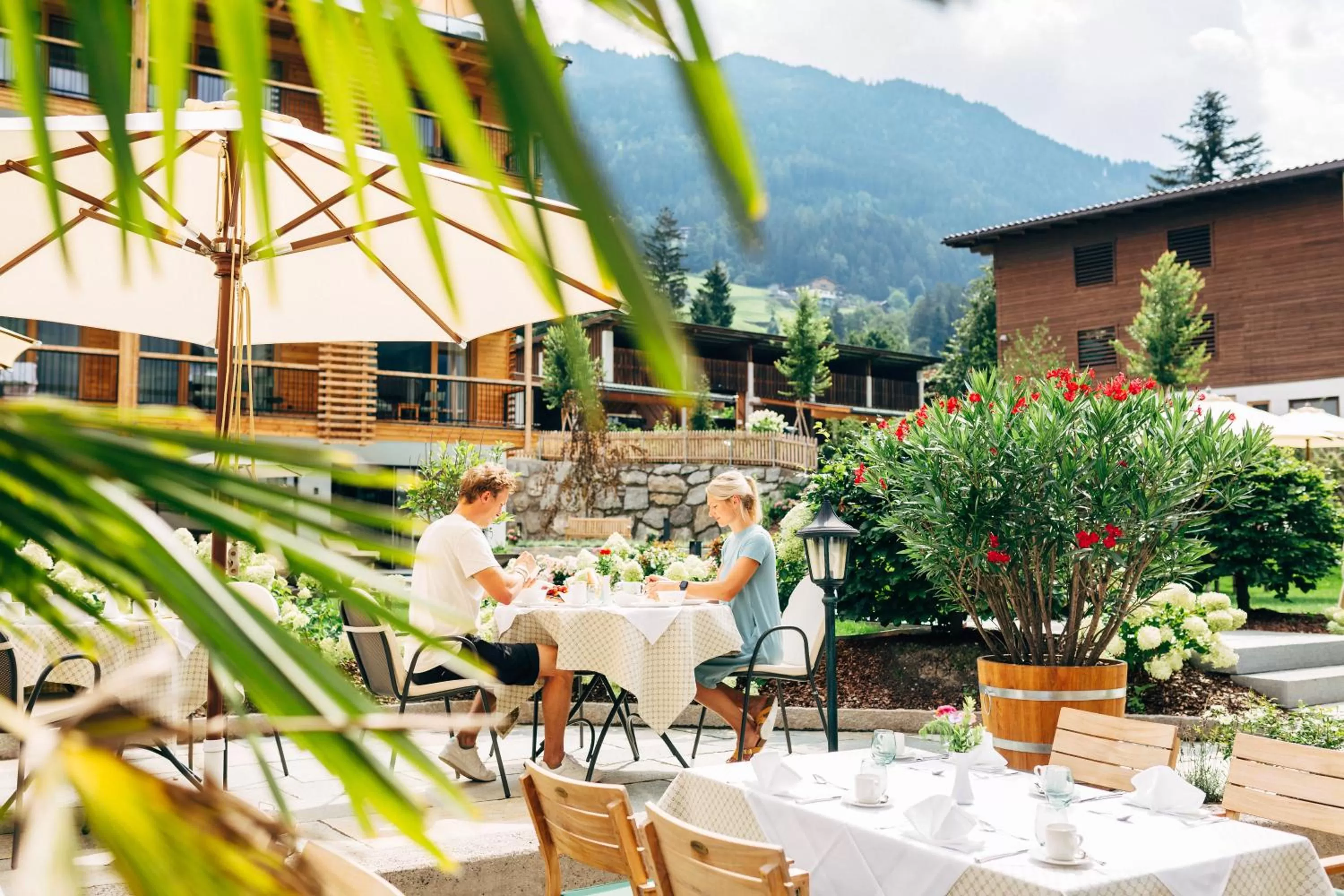 Balcony/Terrace in Natur Resort RISSBACHER