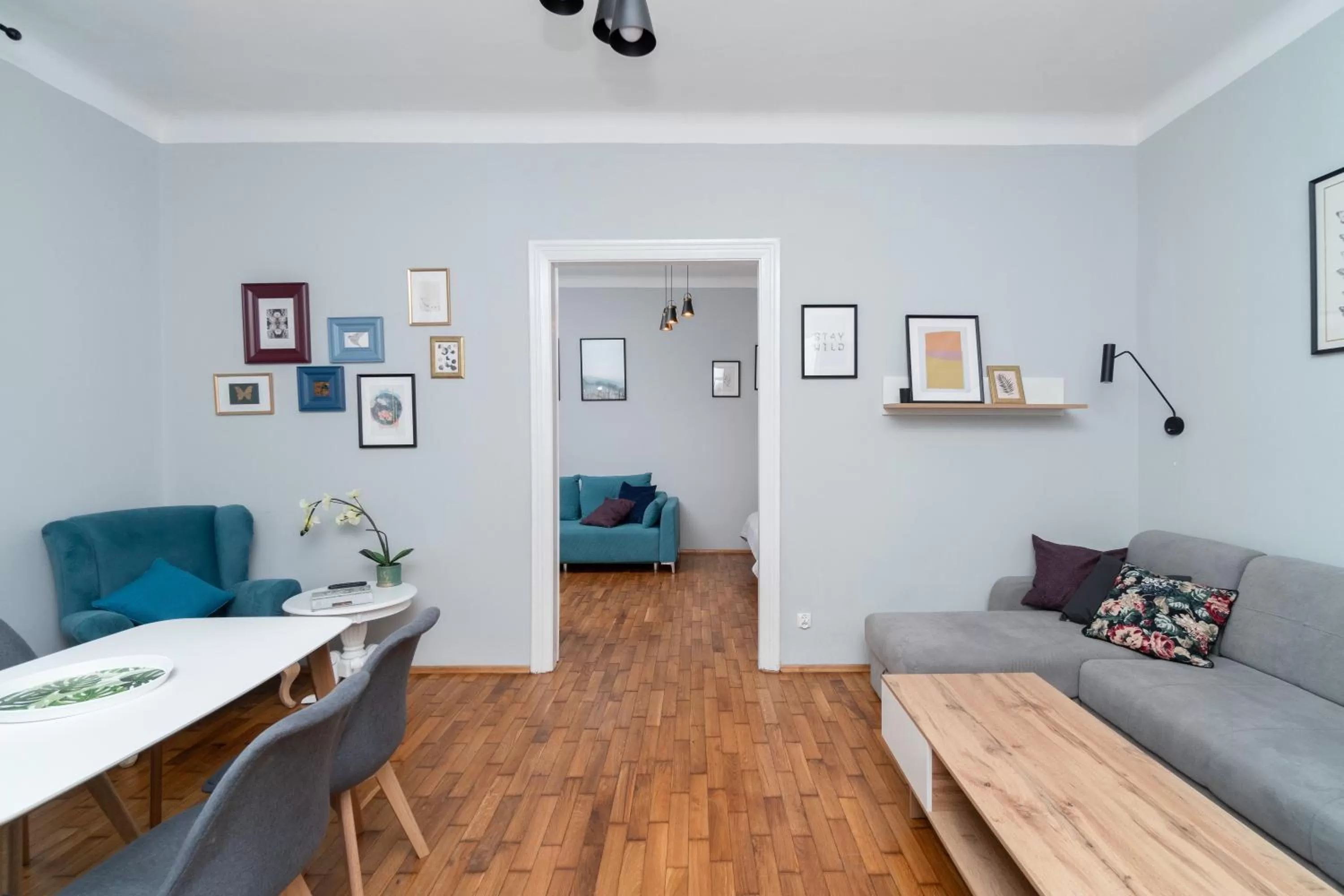 Premium Three-Room Suite with Garden View - 75m2 in Wawel Boutique Residence - Krakow Old Town