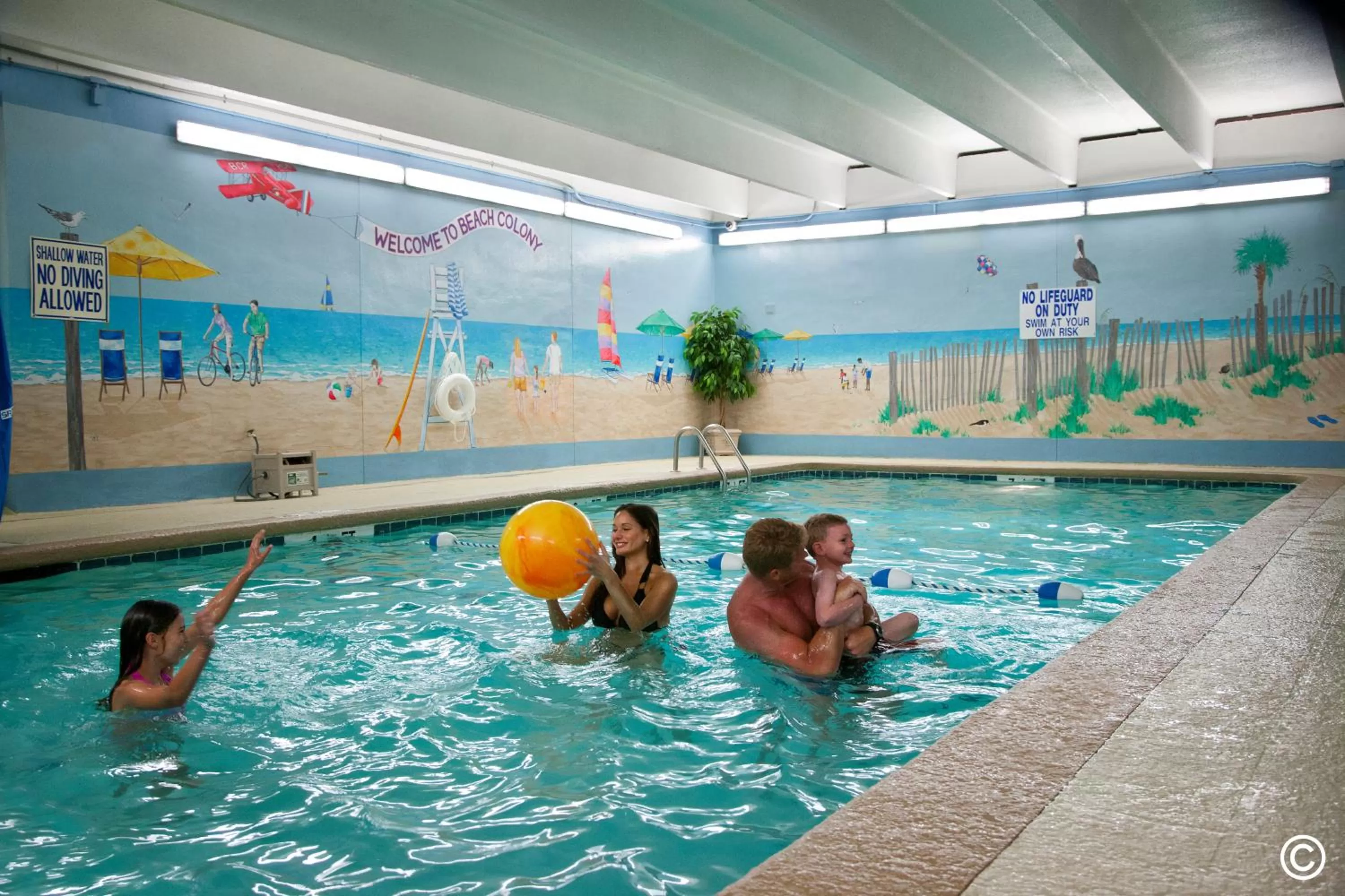 People in Beach Colony Resort