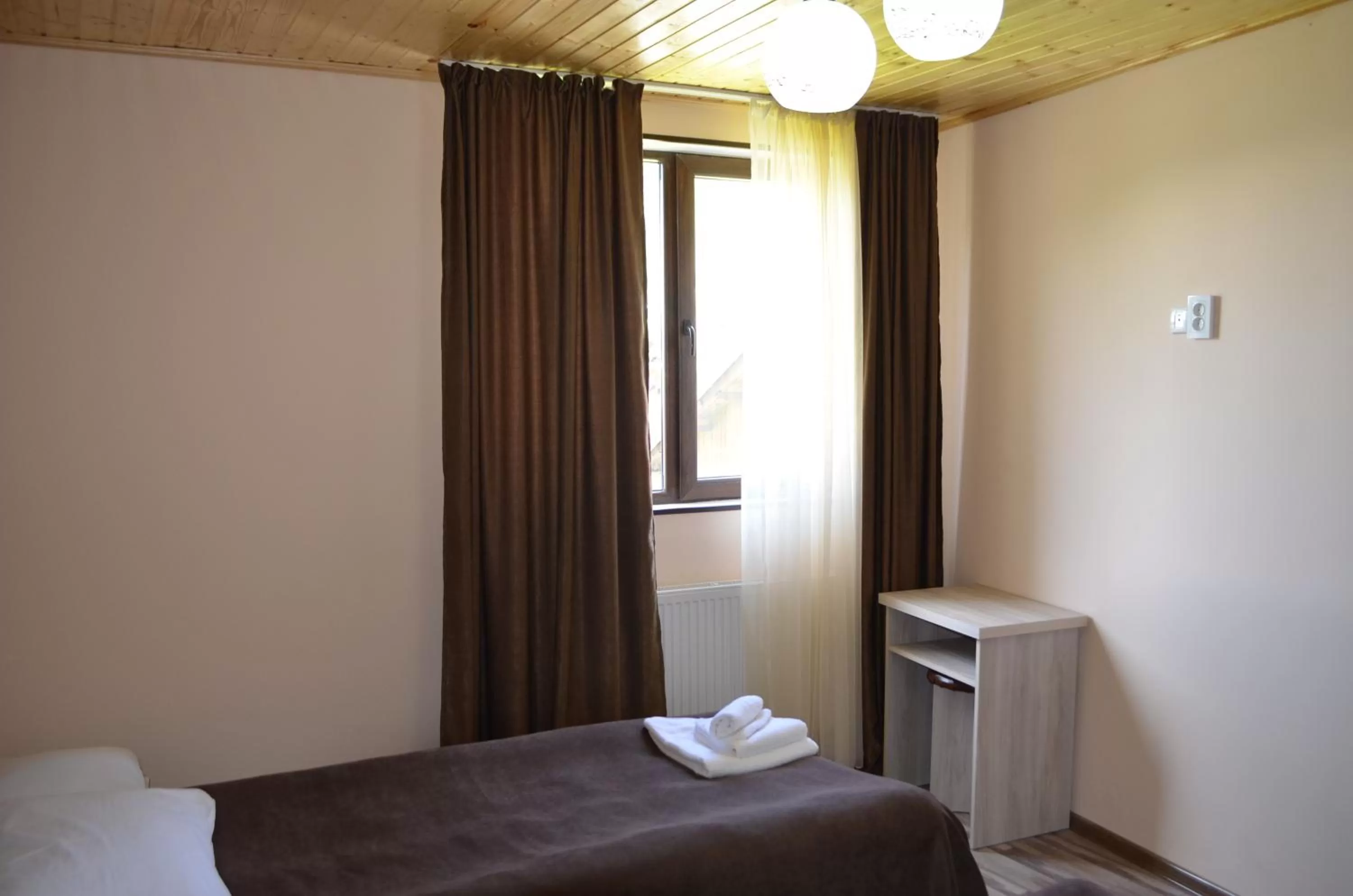 Bedroom, Bed in Hotel Svanseti