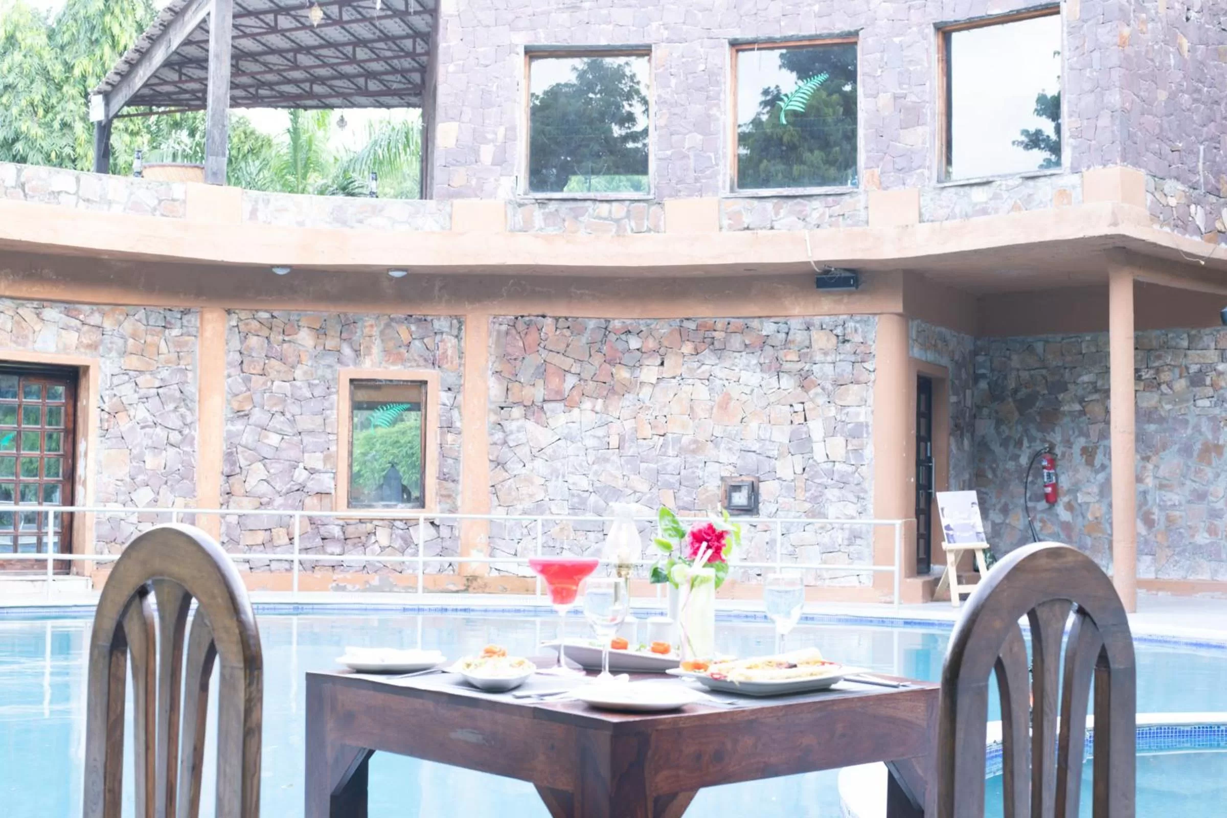 Swimming pool in The Fern Ranthambore Forest Resort Rajasthan